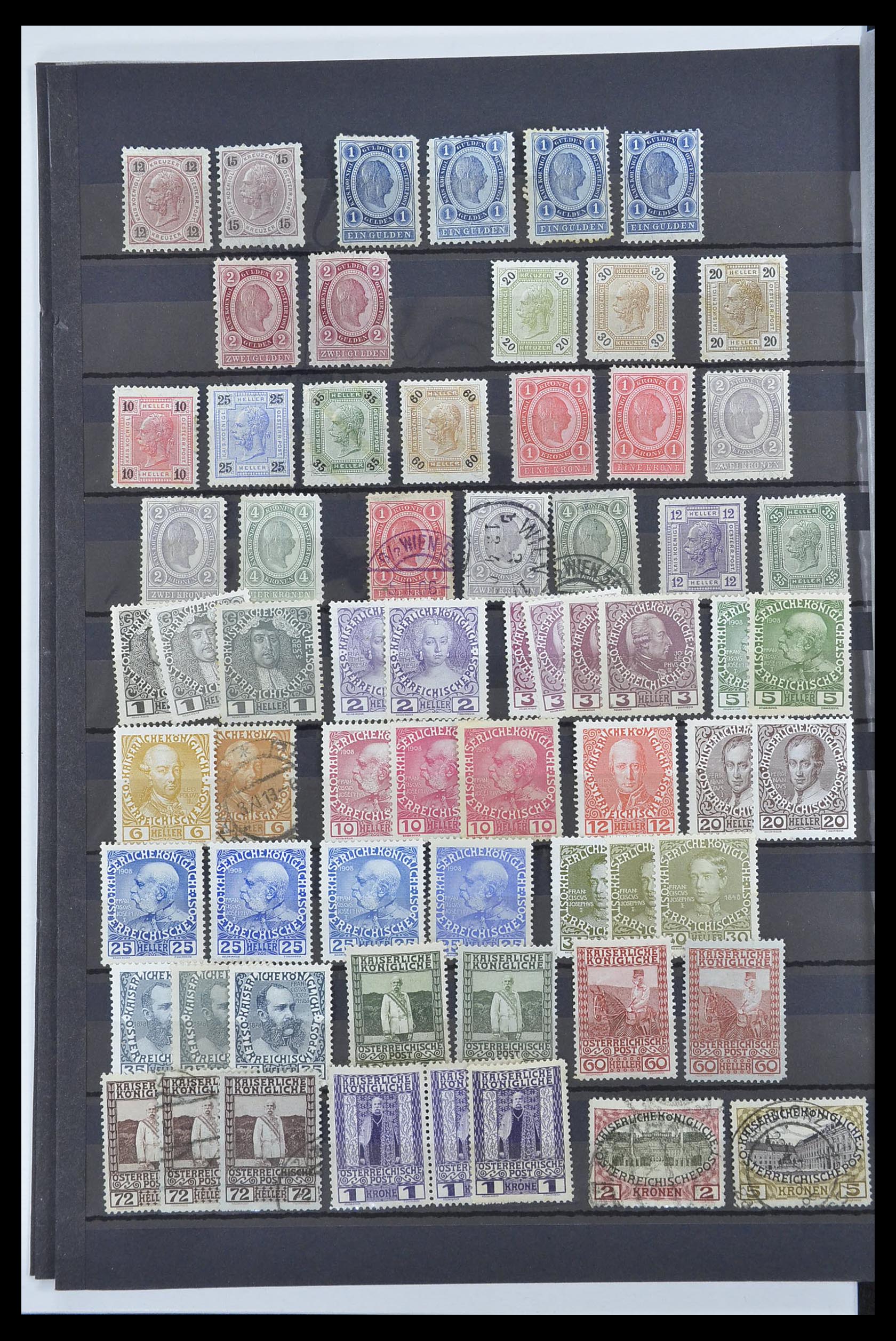 33430 006 - Postzegelverzameling 33430 Oostenrijk 1850-1945.