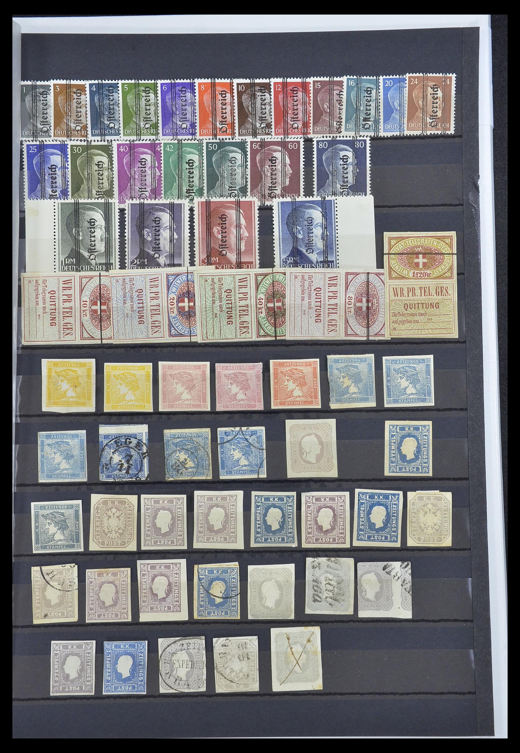 33430 009 - Postzegelverzameling 33430 Oostenrijk 1850-1945.