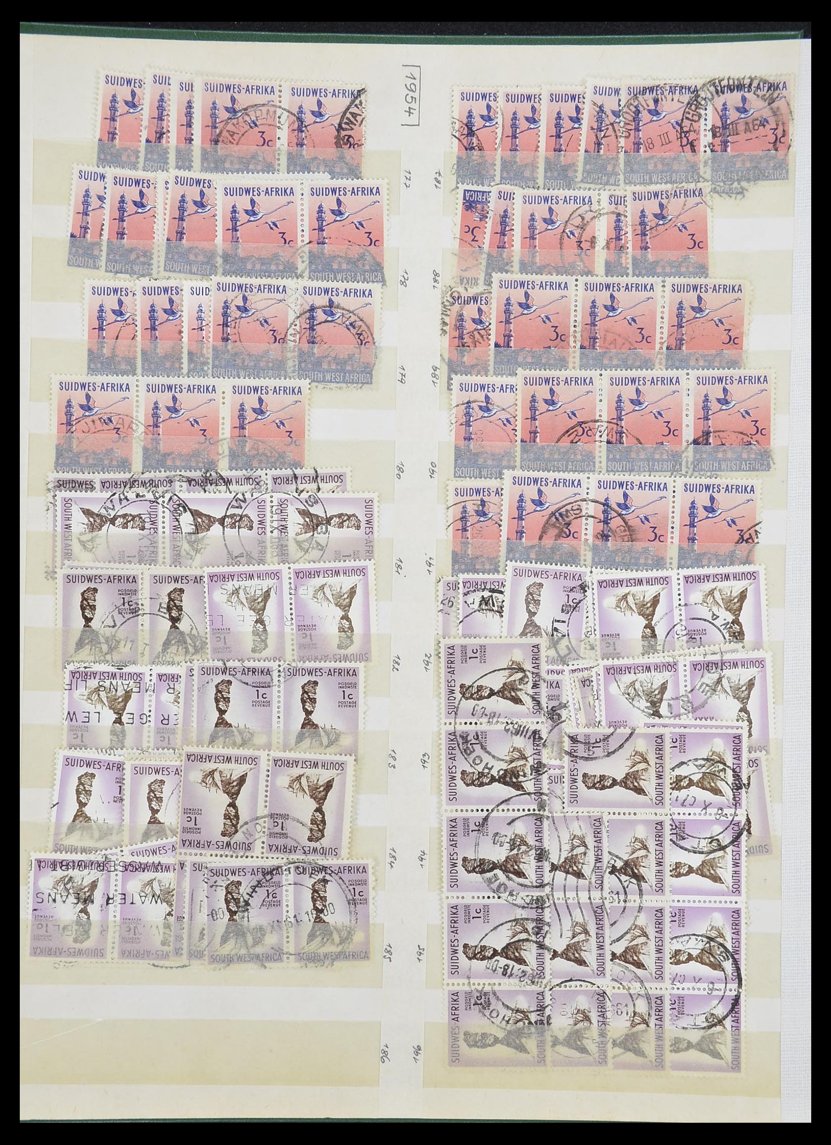 33431 002 - Stamp collection 33431 South West Africa 1930-1960.