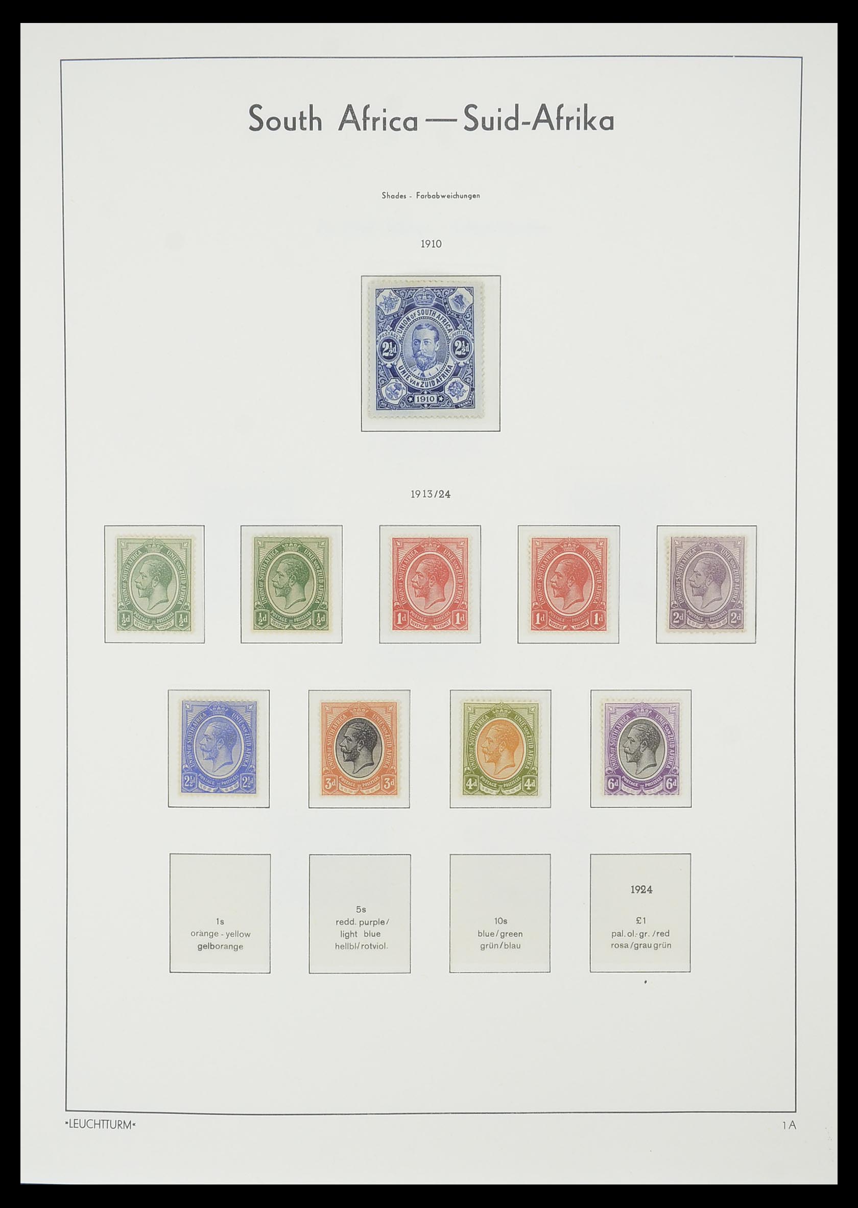 33432 002 - Postzegelverzameling 33432 Zuid Afrika 1910-2001.