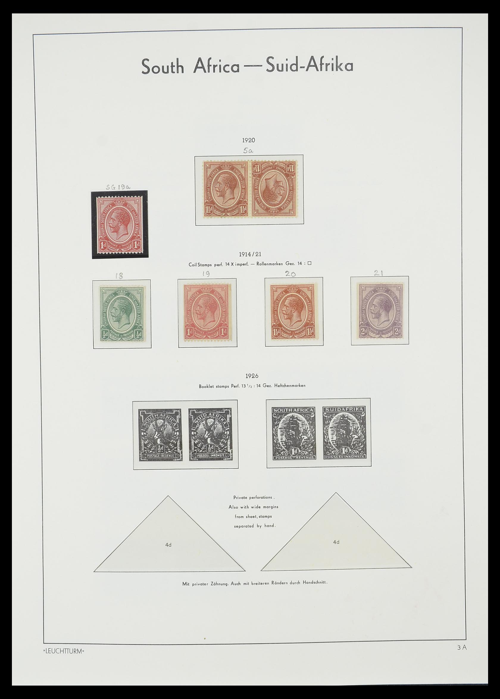 33432 007 - Postzegelverzameling 33432 Zuid Afrika 1910-2001.