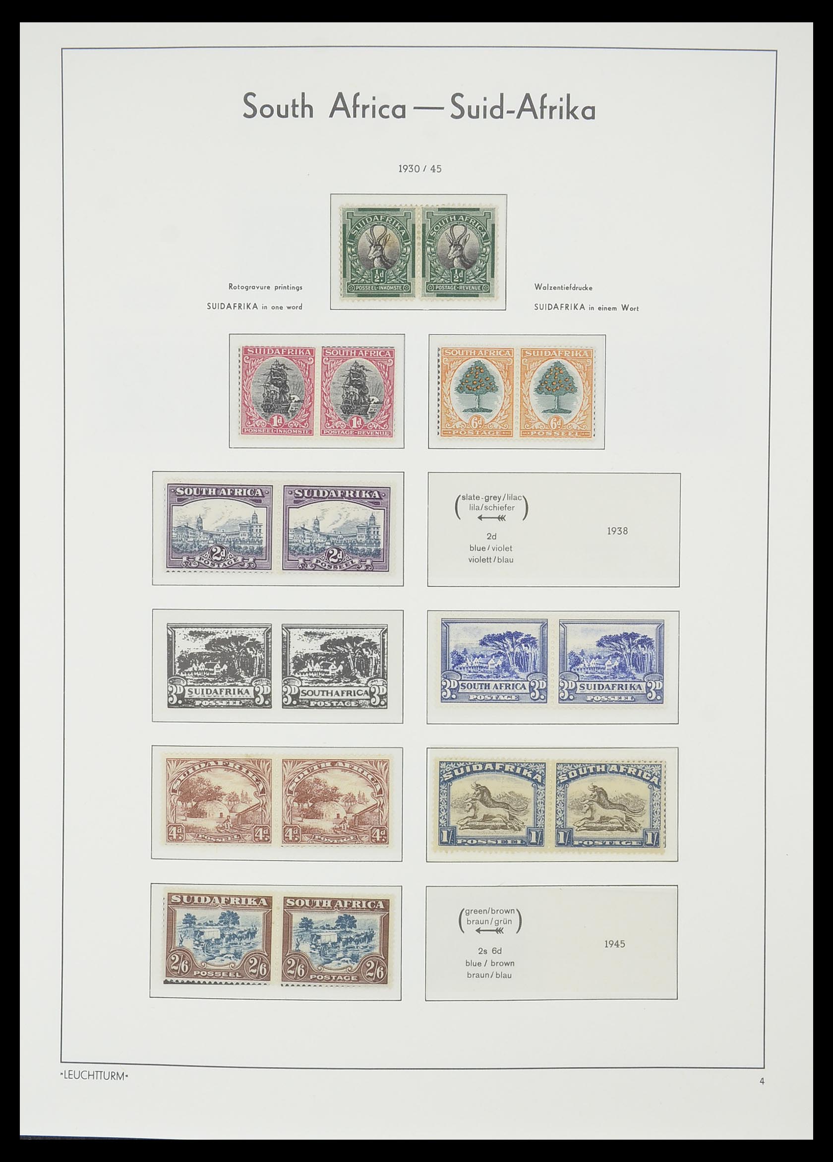 33432 008 - Stamp collection 33432 South Africa 1910-2001.