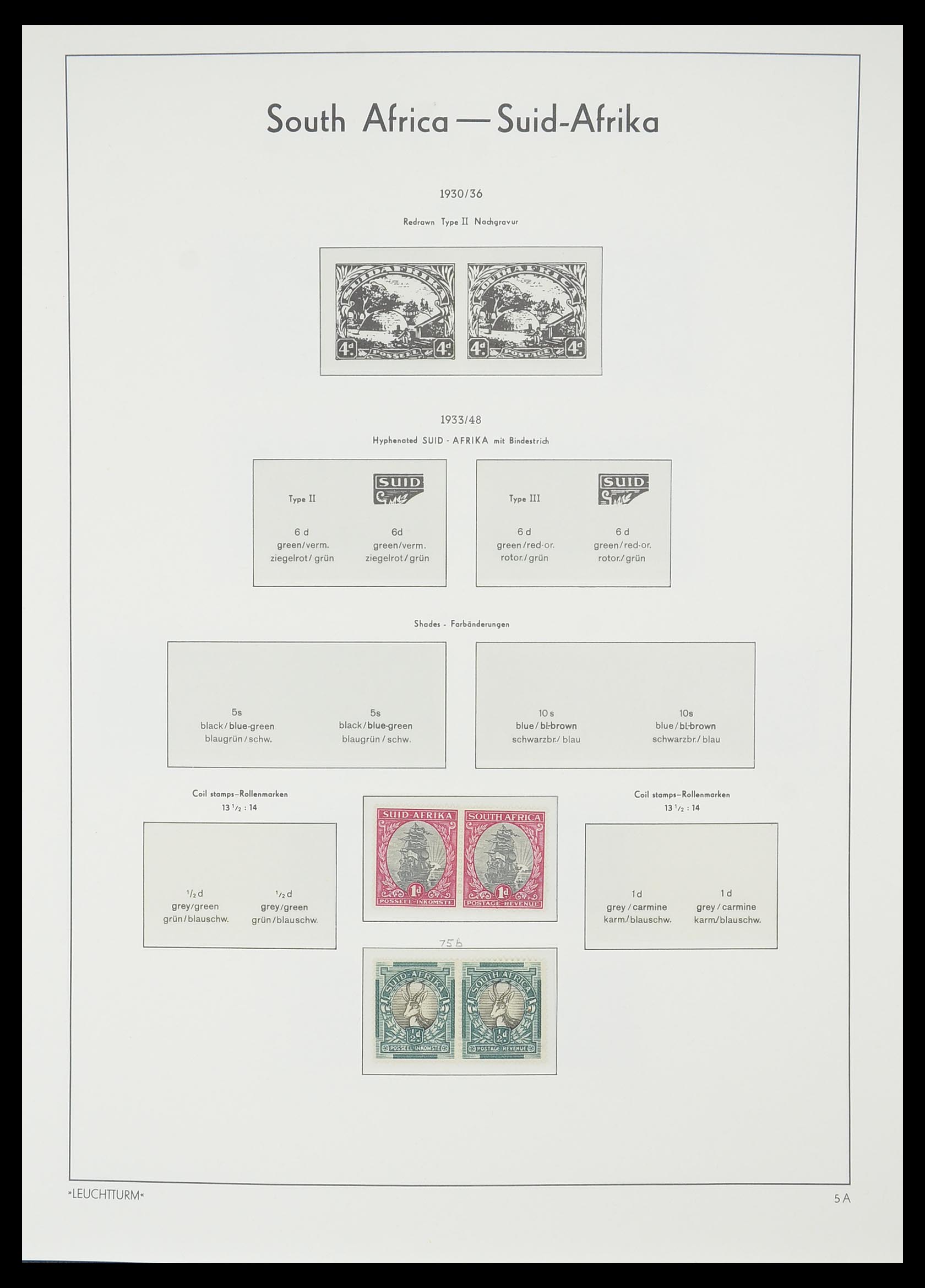 33432 010 - Postzegelverzameling 33432 Zuid Afrika 1910-2001.