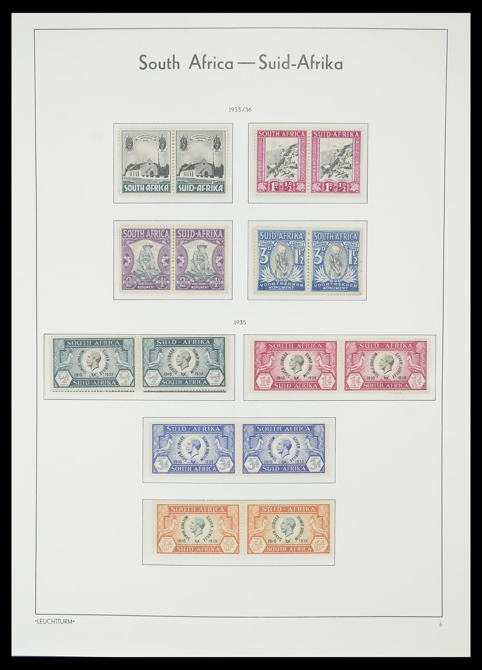 33432 011 - Postzegelverzameling 33432 Zuid Afrika 1910-2001.
