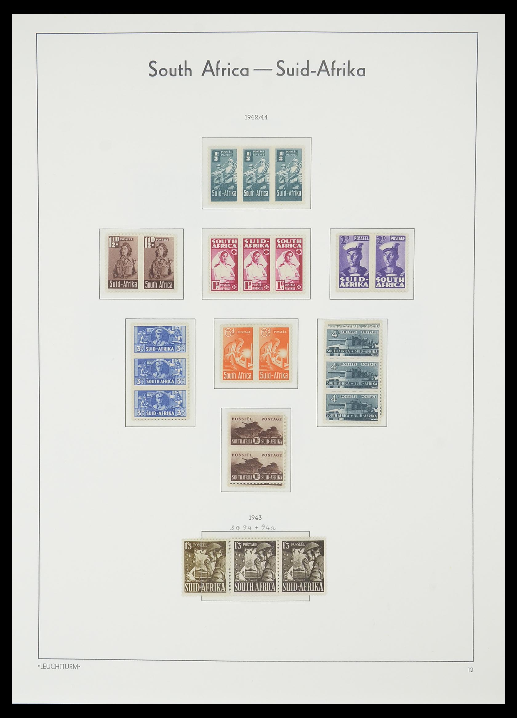 33432 017 - Stamp collection 33432 South Africa 1910-2001.