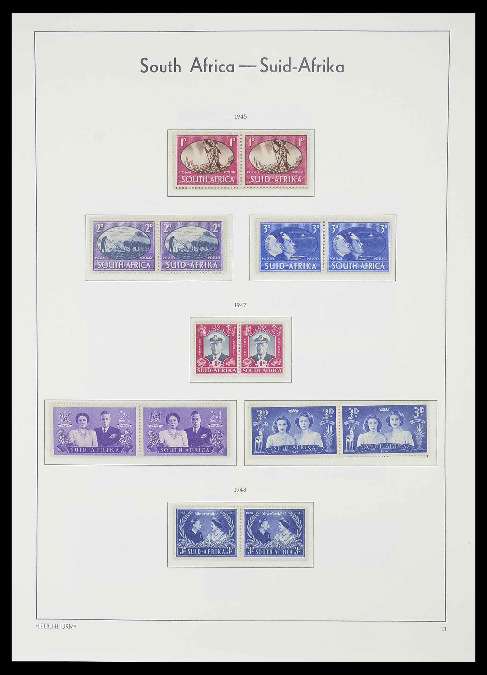 33432 019 - Postzegelverzameling 33432 Zuid Afrika 1910-2001.