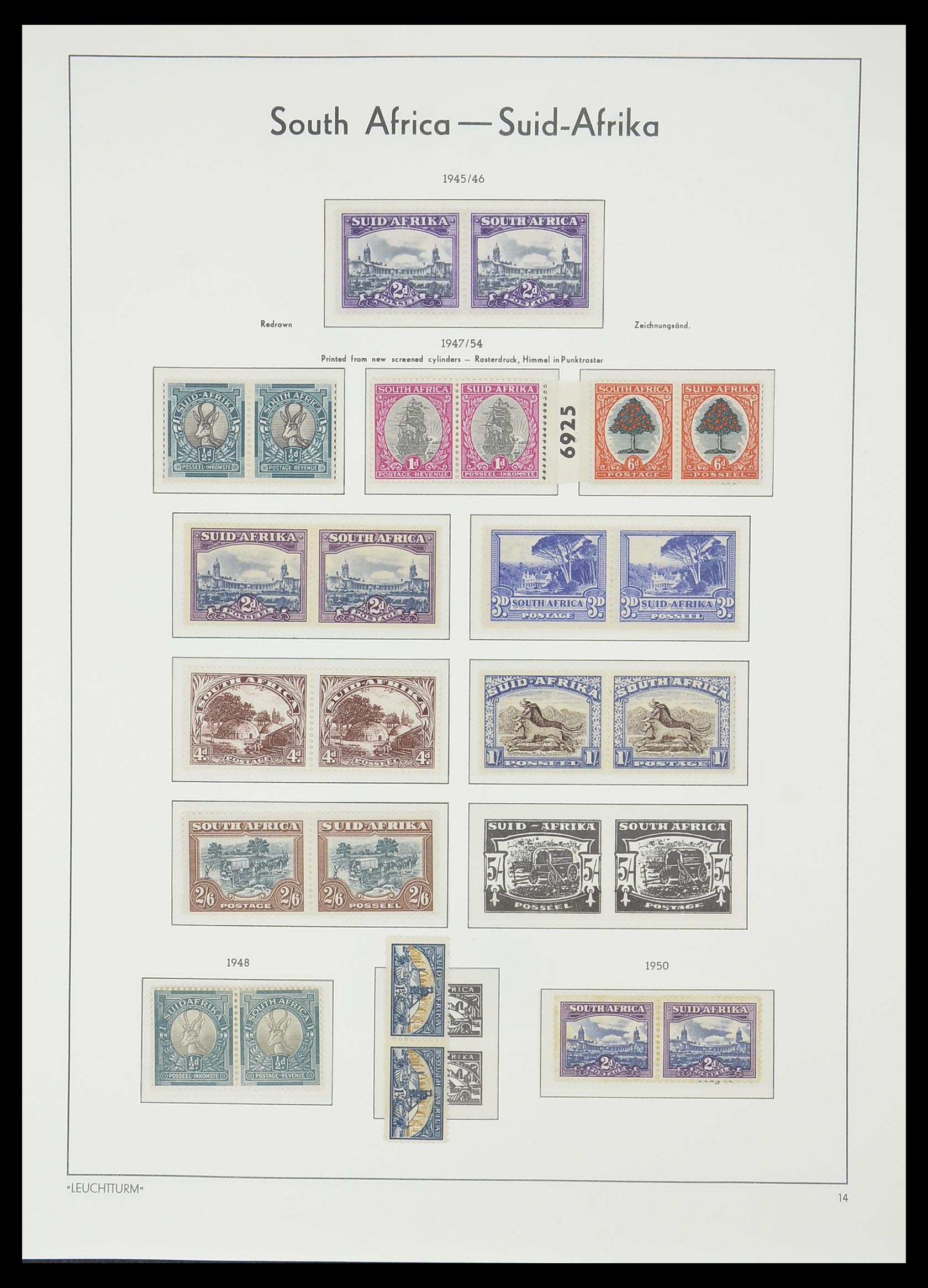 33432 020 - Postzegelverzameling 33432 Zuid Afrika 1910-2001.