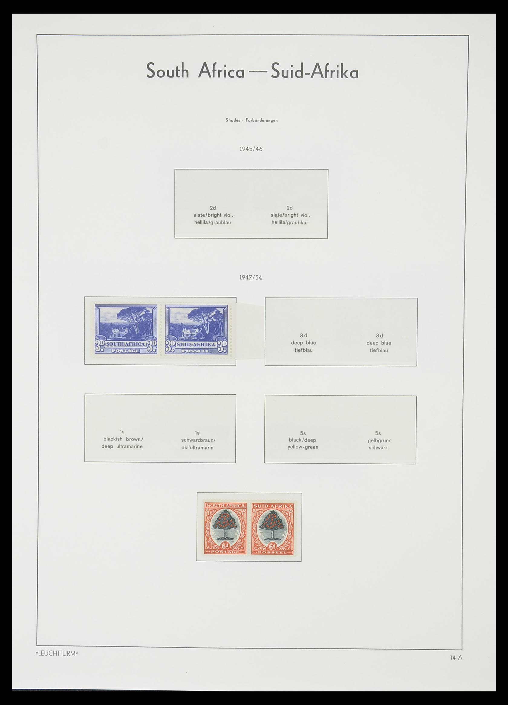 33432 021 - Postzegelverzameling 33432 Zuid Afrika 1910-2001.