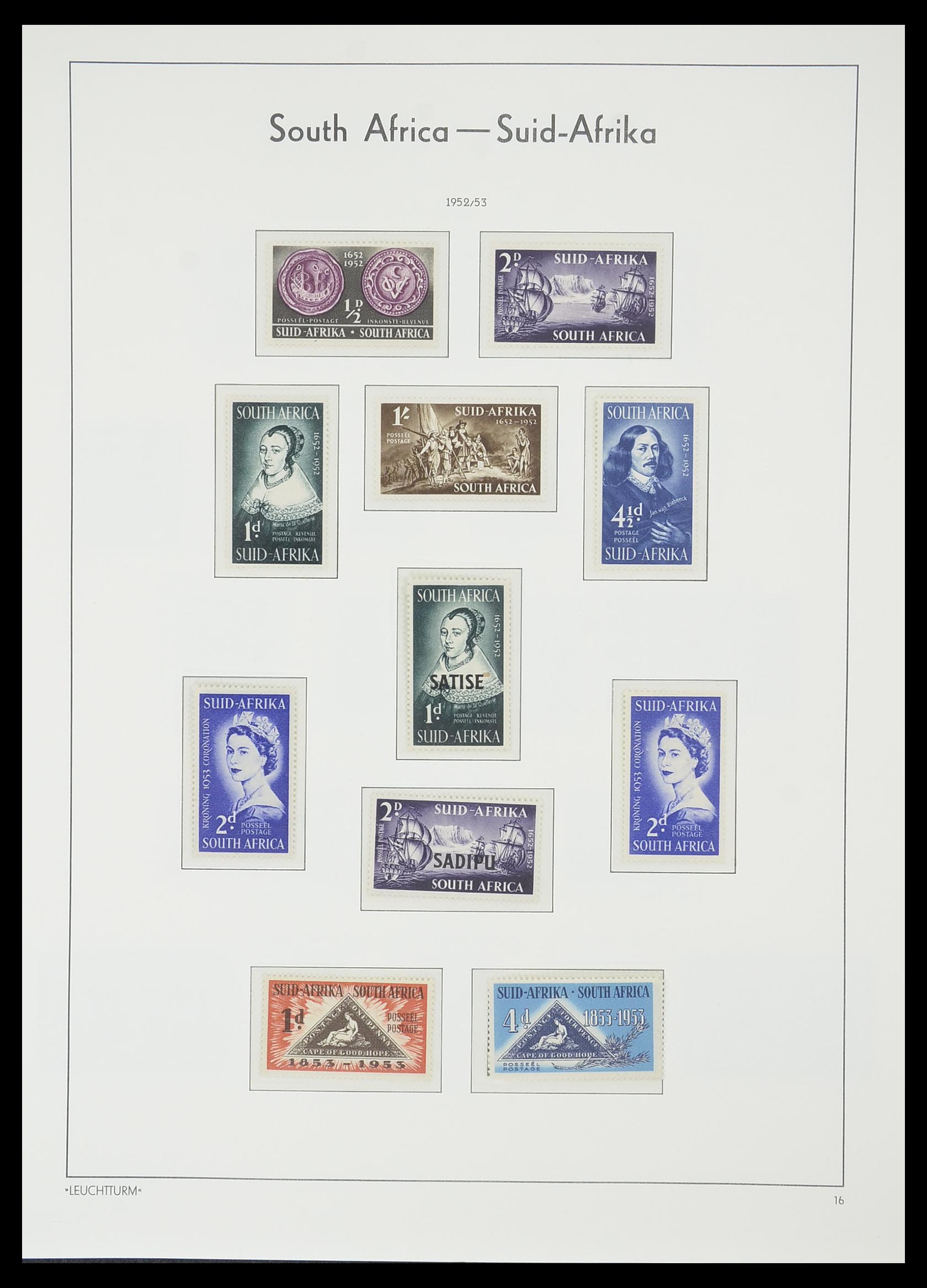 33432 023 - Postzegelverzameling 33432 Zuid Afrika 1910-2001.