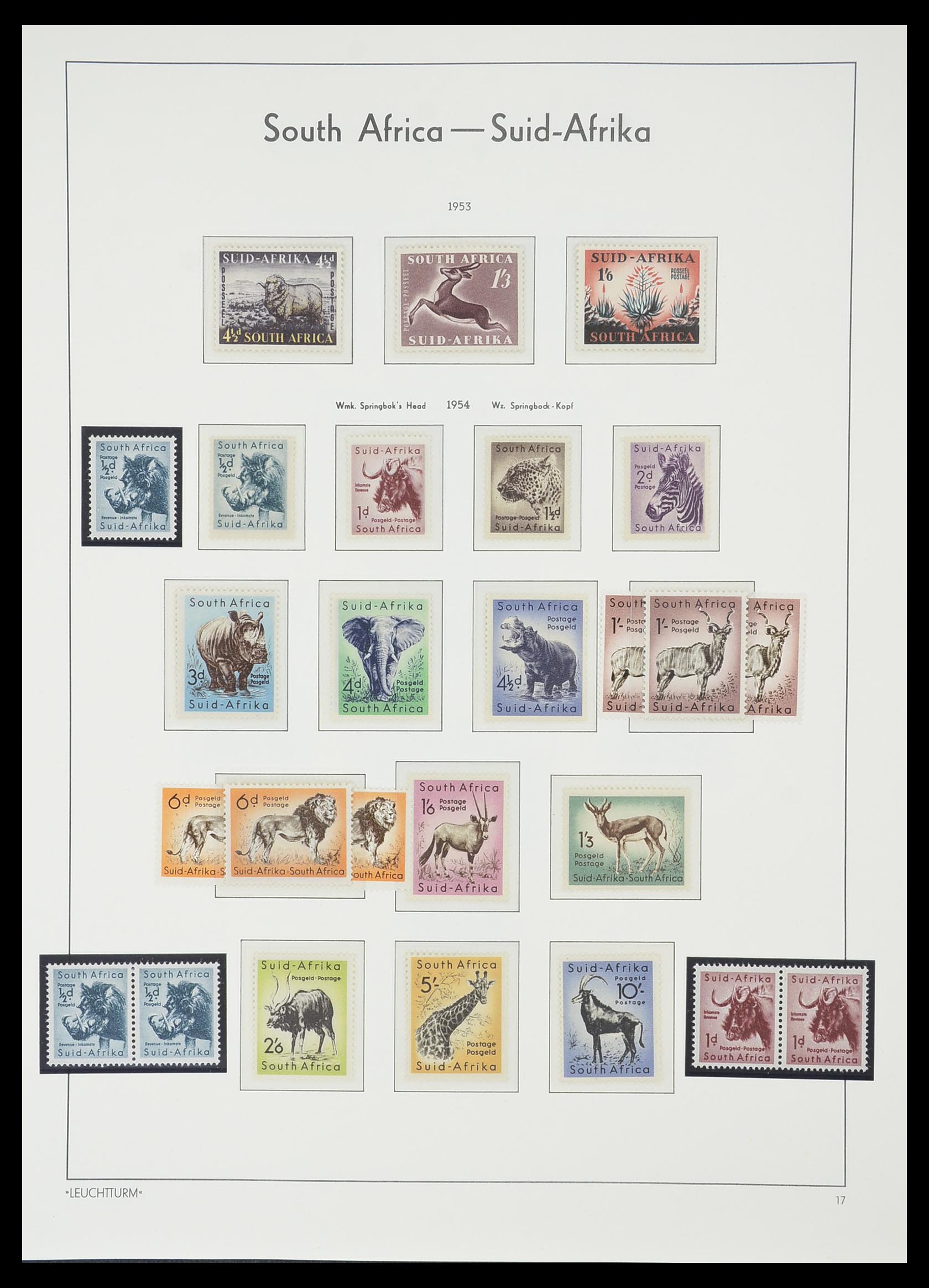 33432 024 - Postzegelverzameling 33432 Zuid Afrika 1910-2001.