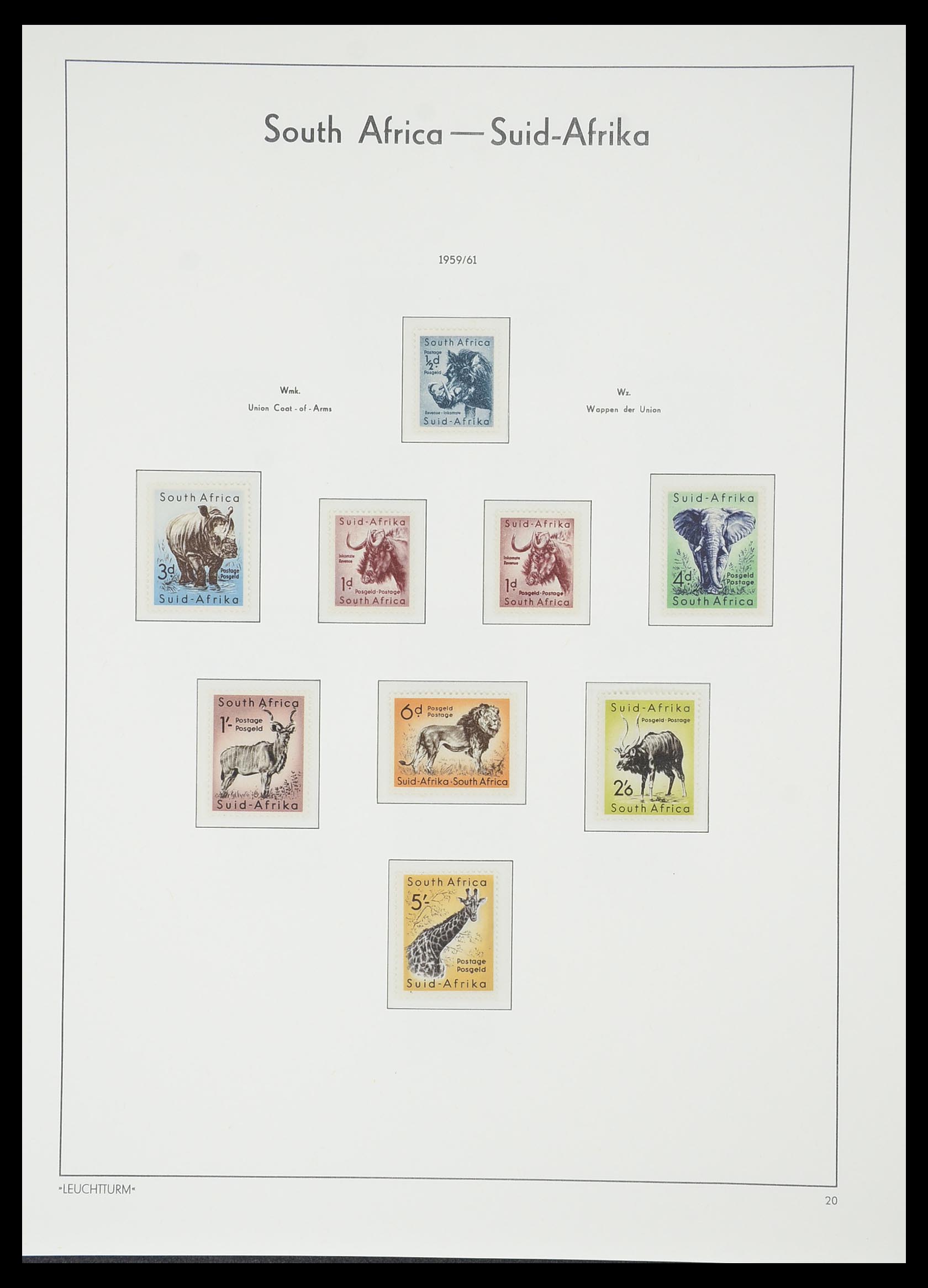 33432 027 - Postzegelverzameling 33432 Zuid Afrika 1910-2001.