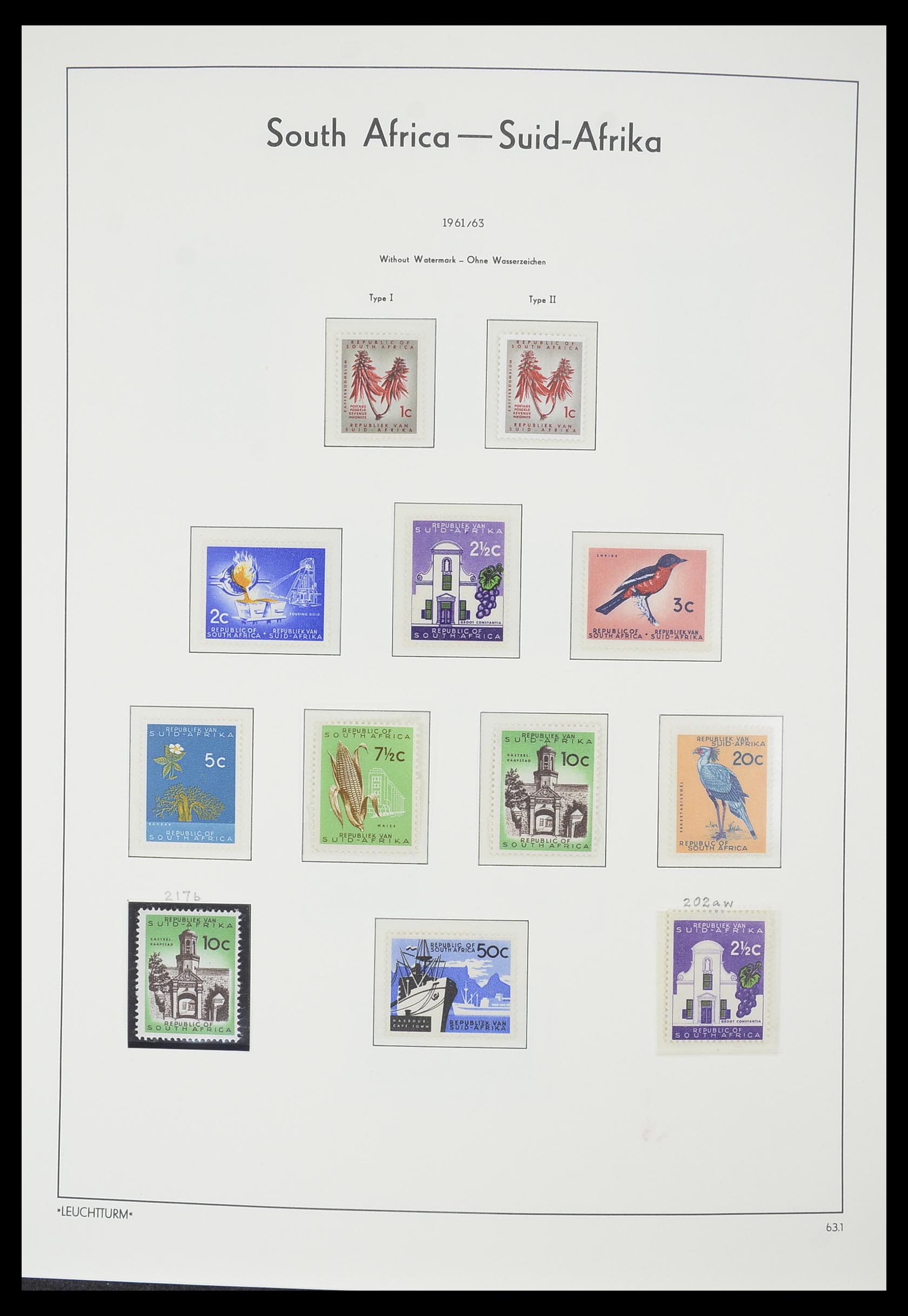 33432 030 - Postzegelverzameling 33432 Zuid Afrika 1910-2001.