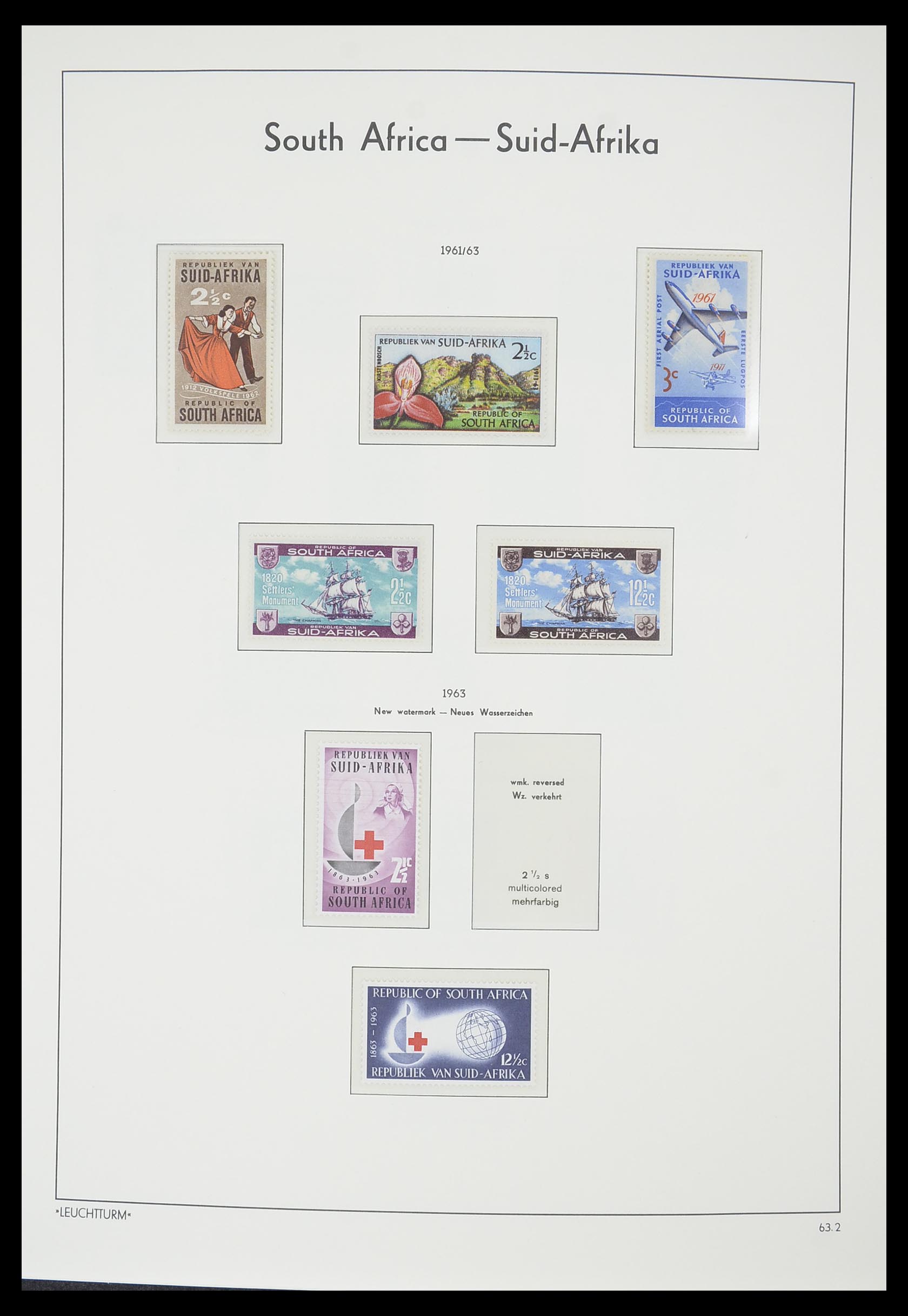 33432 031 - Postzegelverzameling 33432 Zuid Afrika 1910-2001.