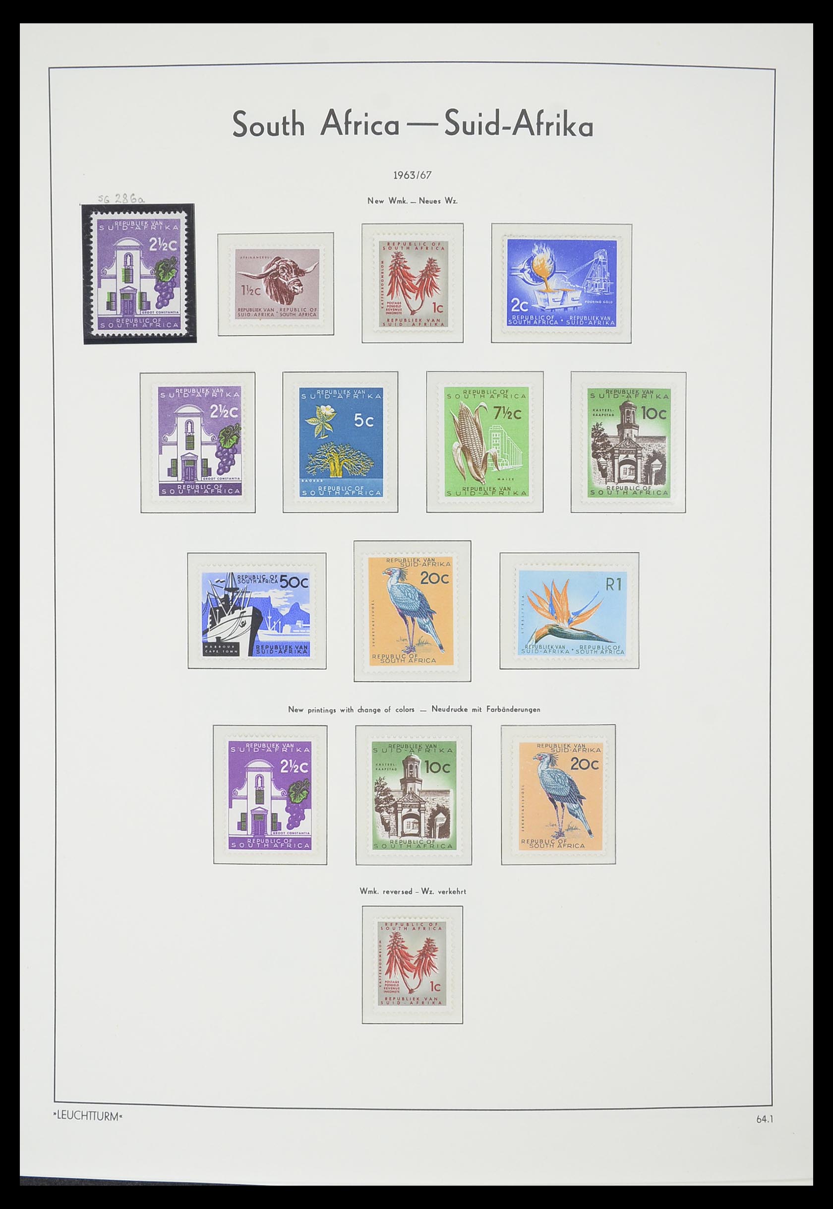 33432 032 - Postzegelverzameling 33432 Zuid Afrika 1910-2001.