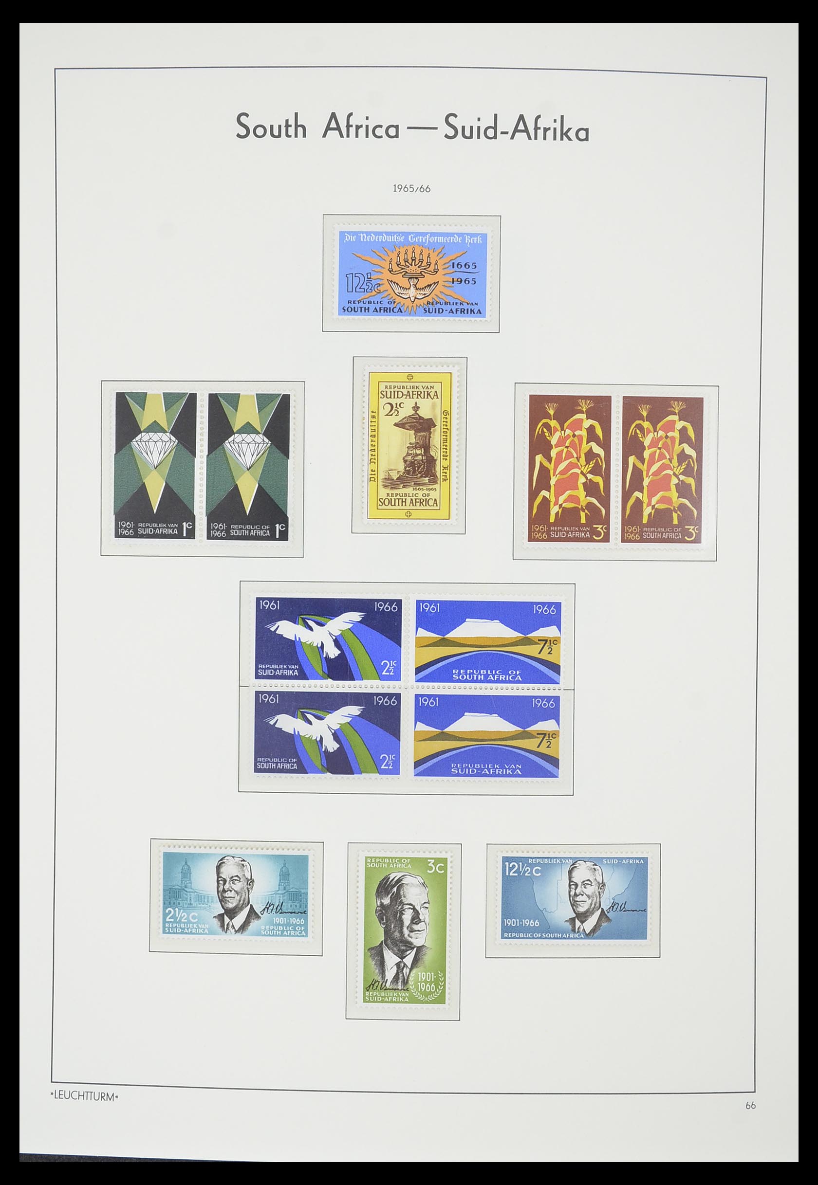 33432 035 - Postzegelverzameling 33432 Zuid Afrika 1910-2001.