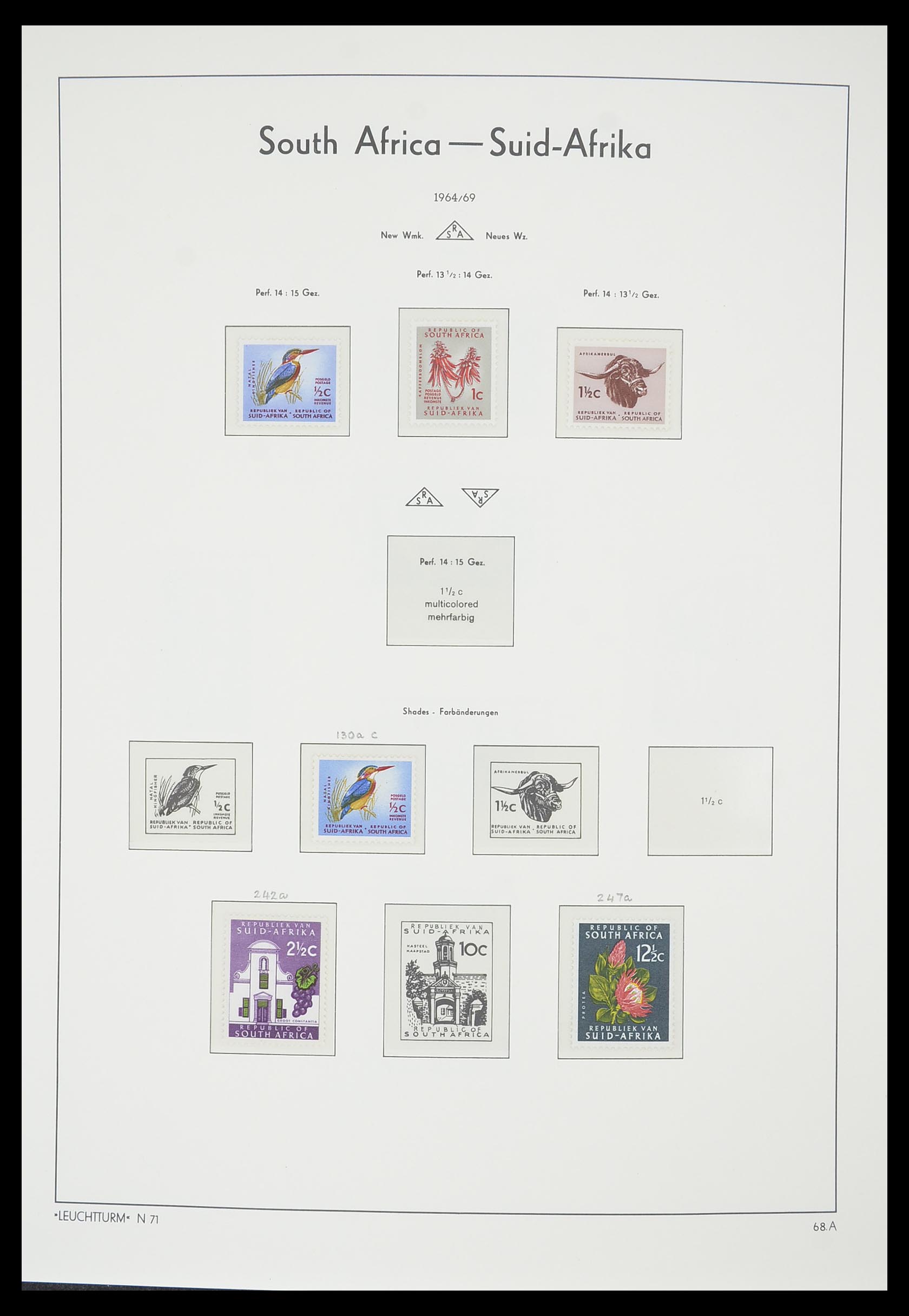 33432 038 - Postzegelverzameling 33432 Zuid Afrika 1910-2001.