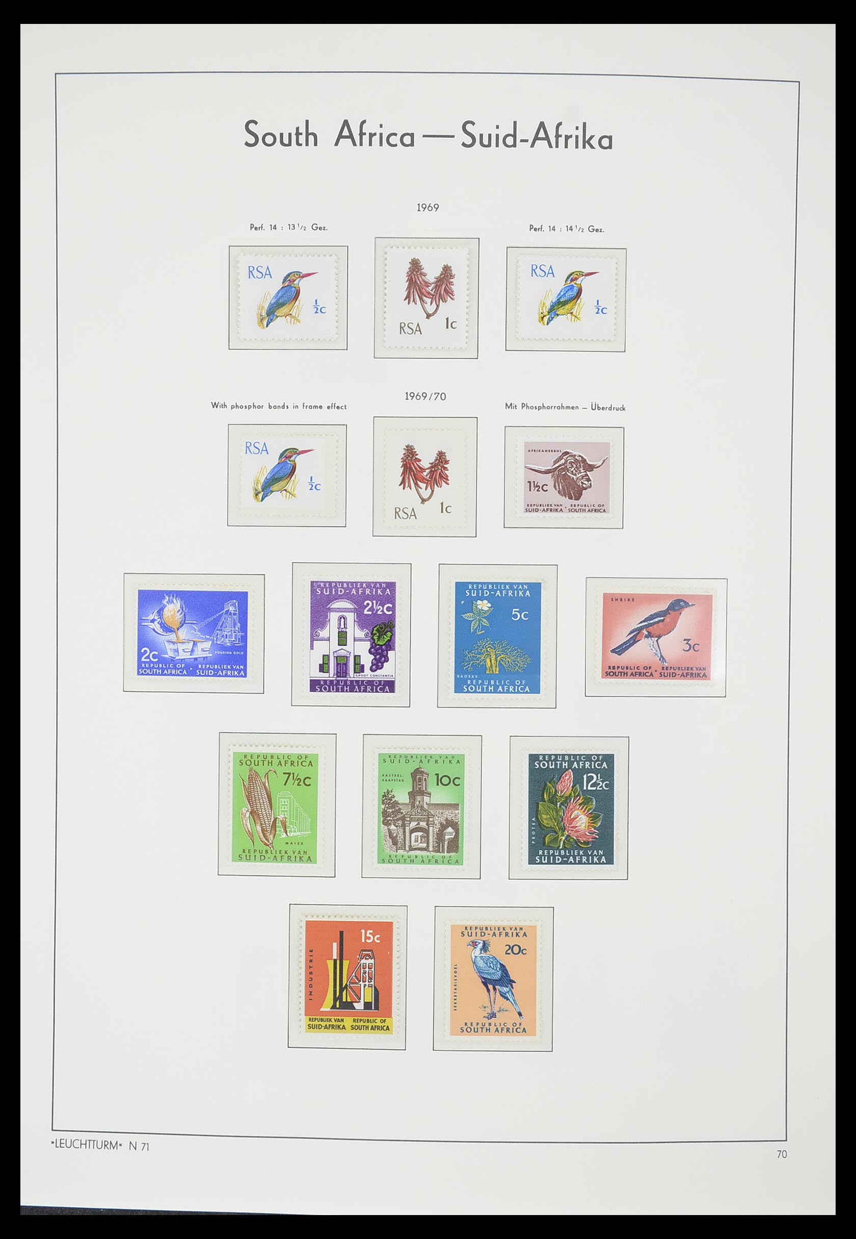 33432 040 - Postzegelverzameling 33432 Zuid Afrika 1910-2001.