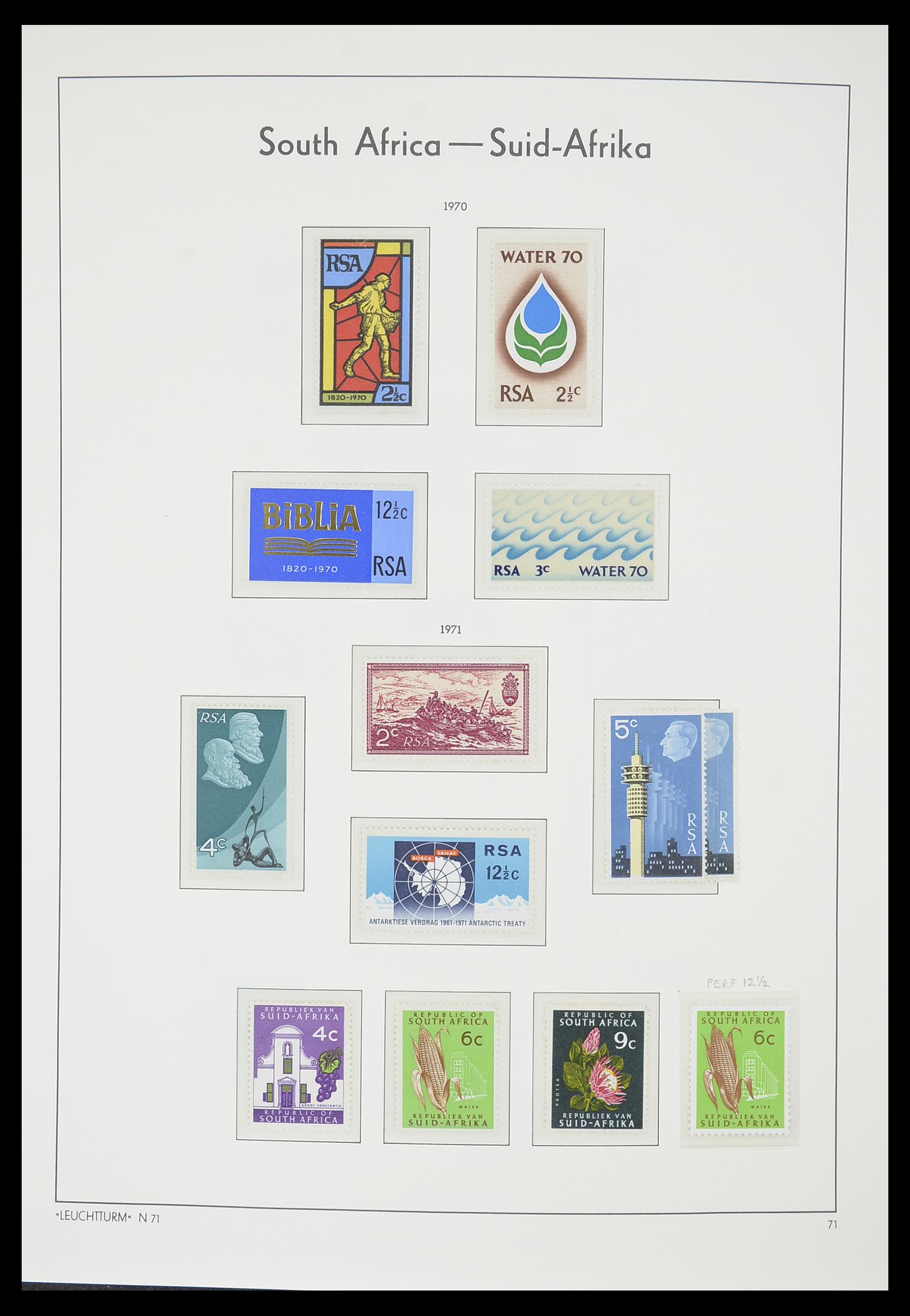 33432 041 - Postzegelverzameling 33432 Zuid Afrika 1910-2001.