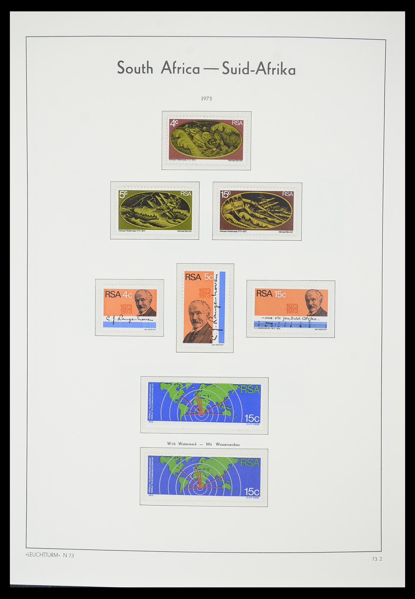 33432 043 - Postzegelverzameling 33432 Zuid Afrika 1910-2001.