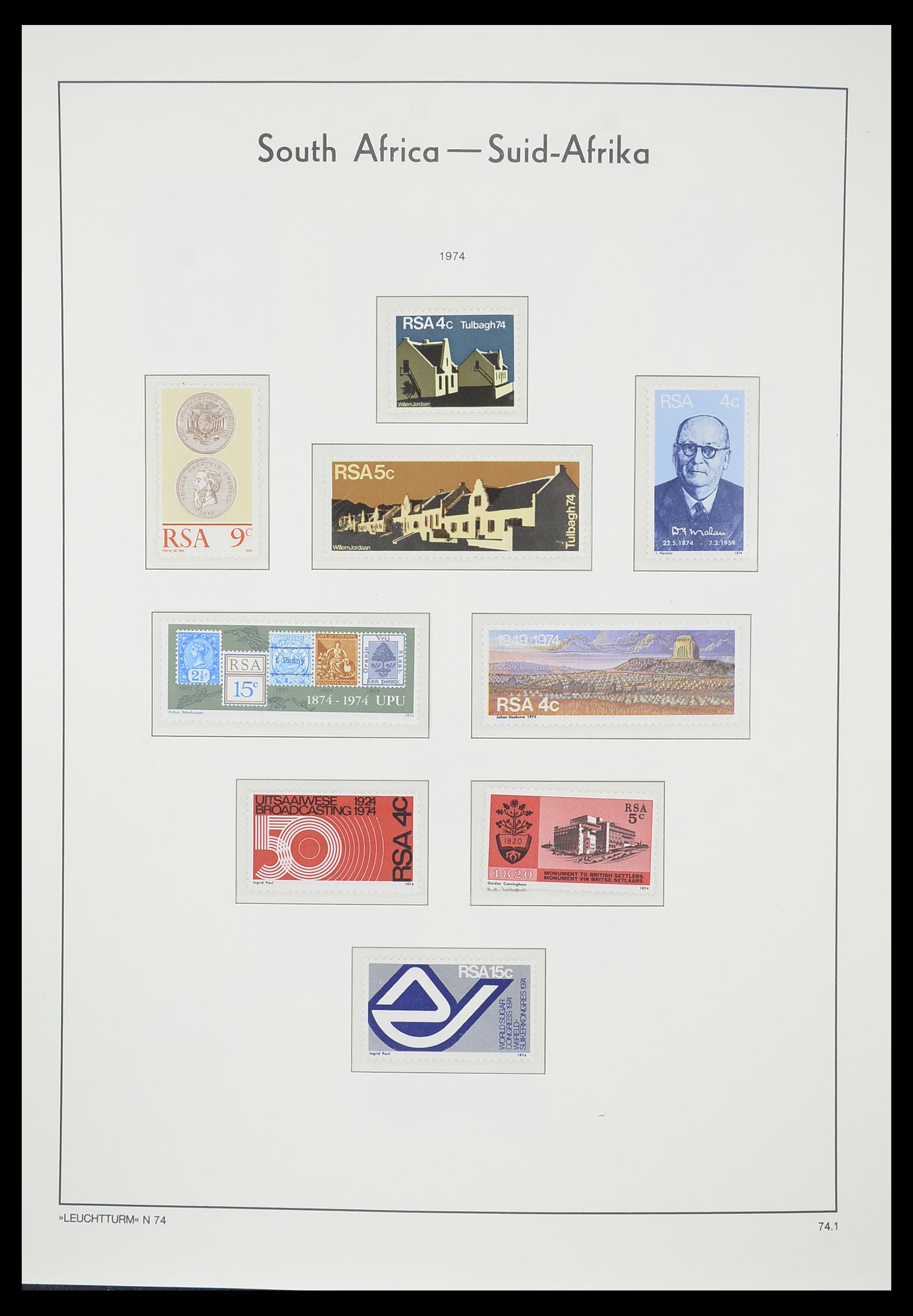 33432 044 - Postzegelverzameling 33432 Zuid Afrika 1910-2001.