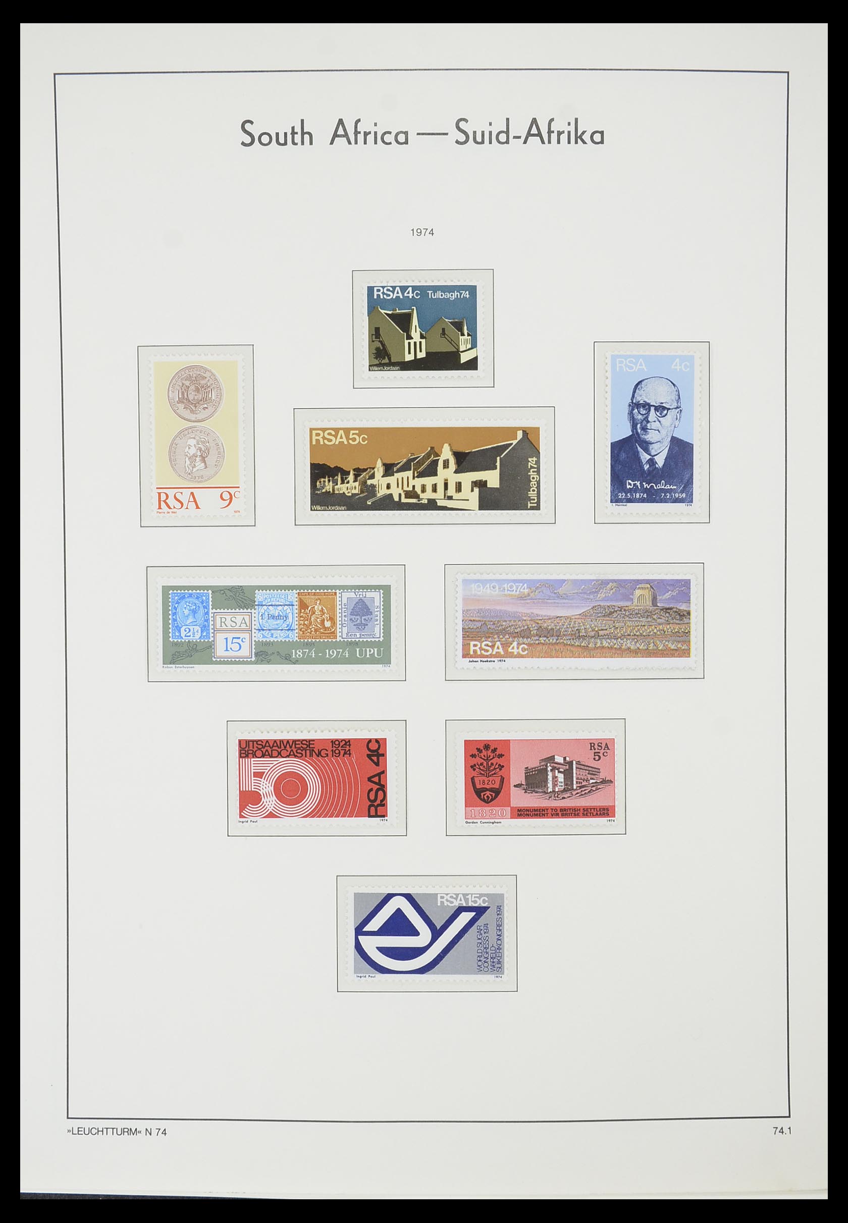 33432 045 - Postzegelverzameling 33432 Zuid Afrika 1910-2001.