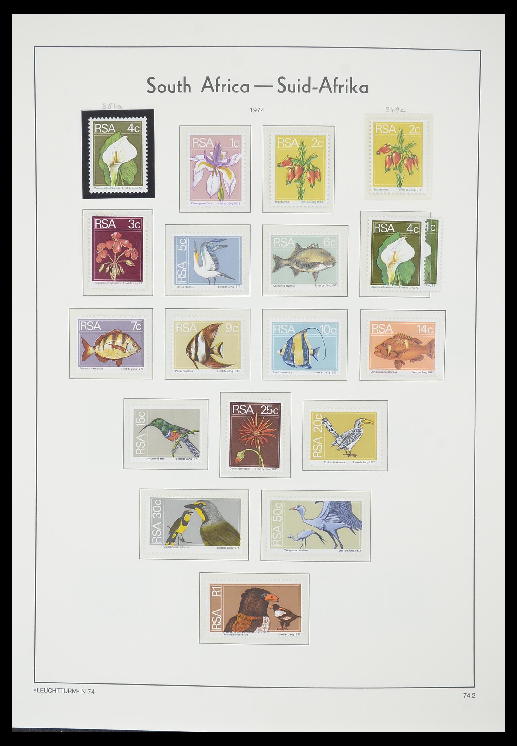 33432 046 - Postzegelverzameling 33432 Zuid Afrika 1910-2001.