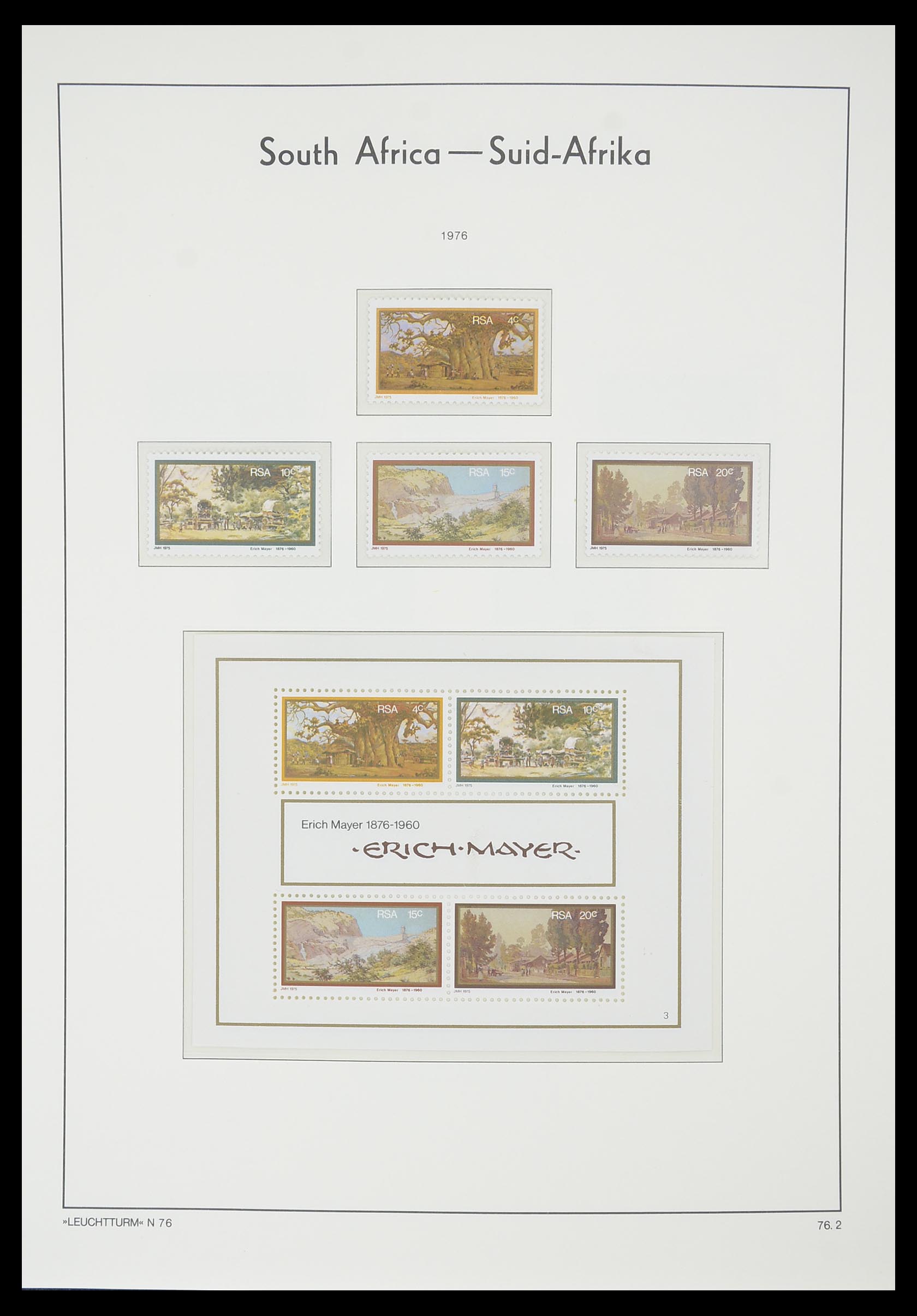 33432 051 - Postzegelverzameling 33432 Zuid Afrika 1910-2001.