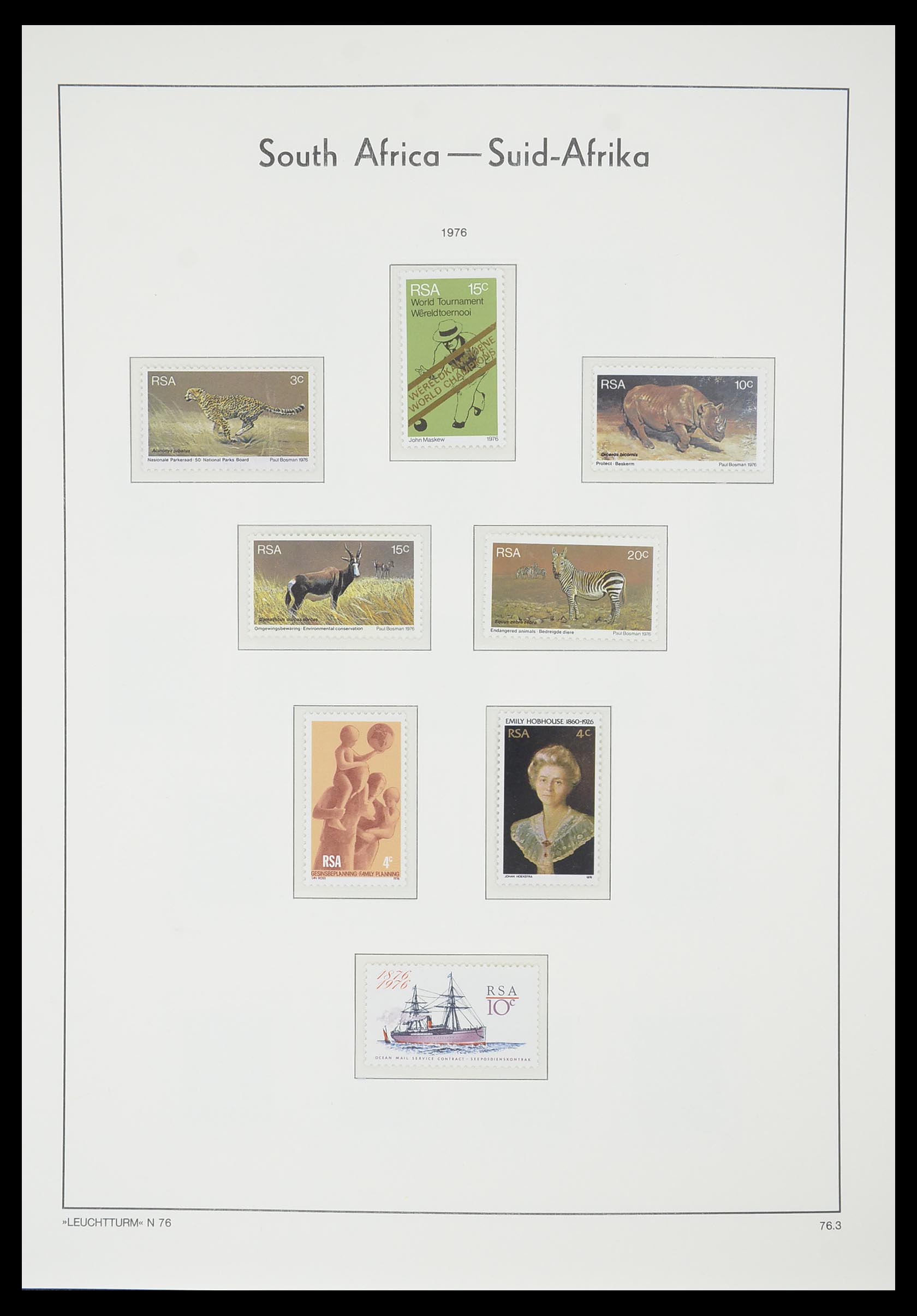 33432 052 - Postzegelverzameling 33432 Zuid Afrika 1910-2001.