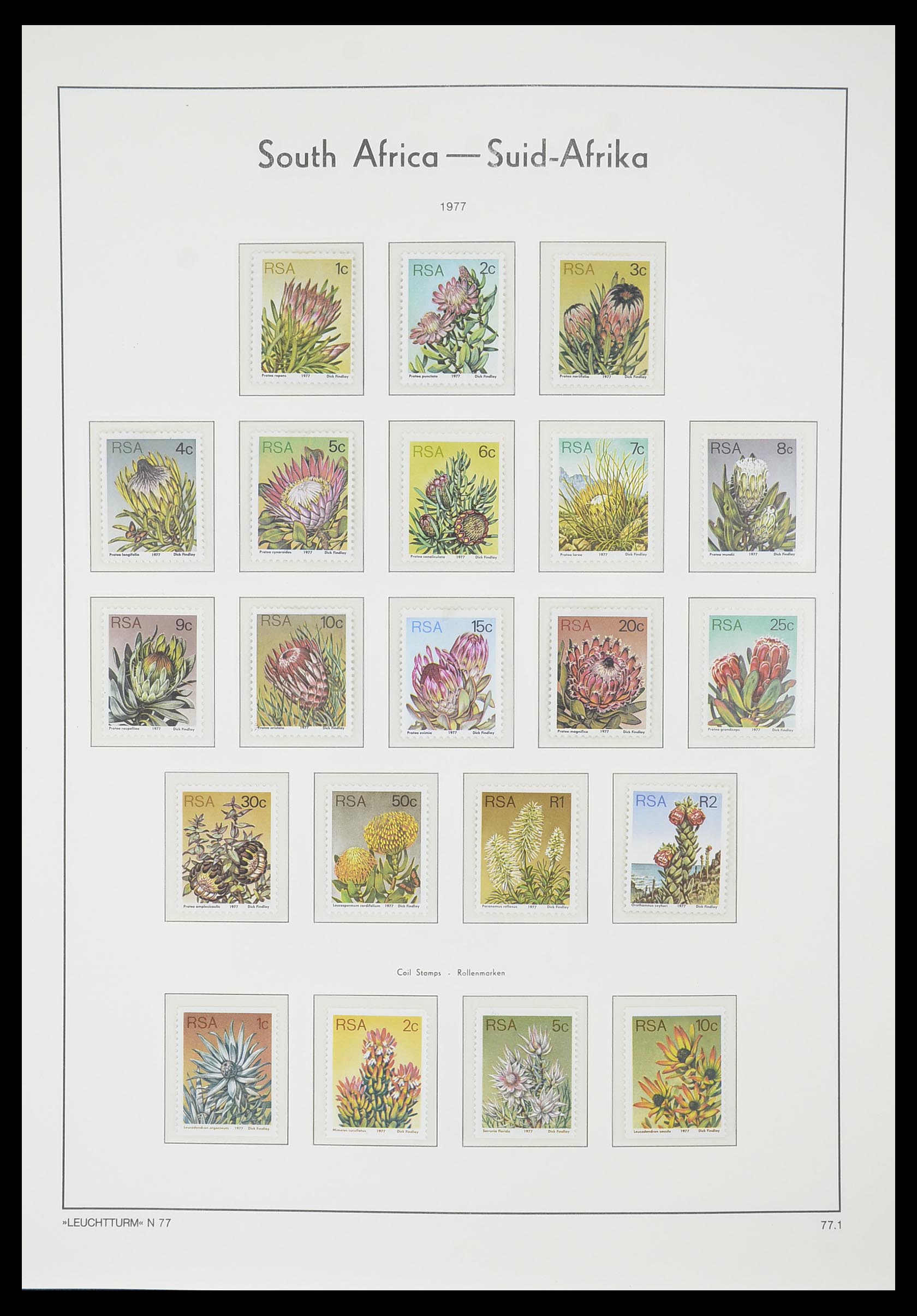 33432 053 - Postzegelverzameling 33432 Zuid Afrika 1910-2001.