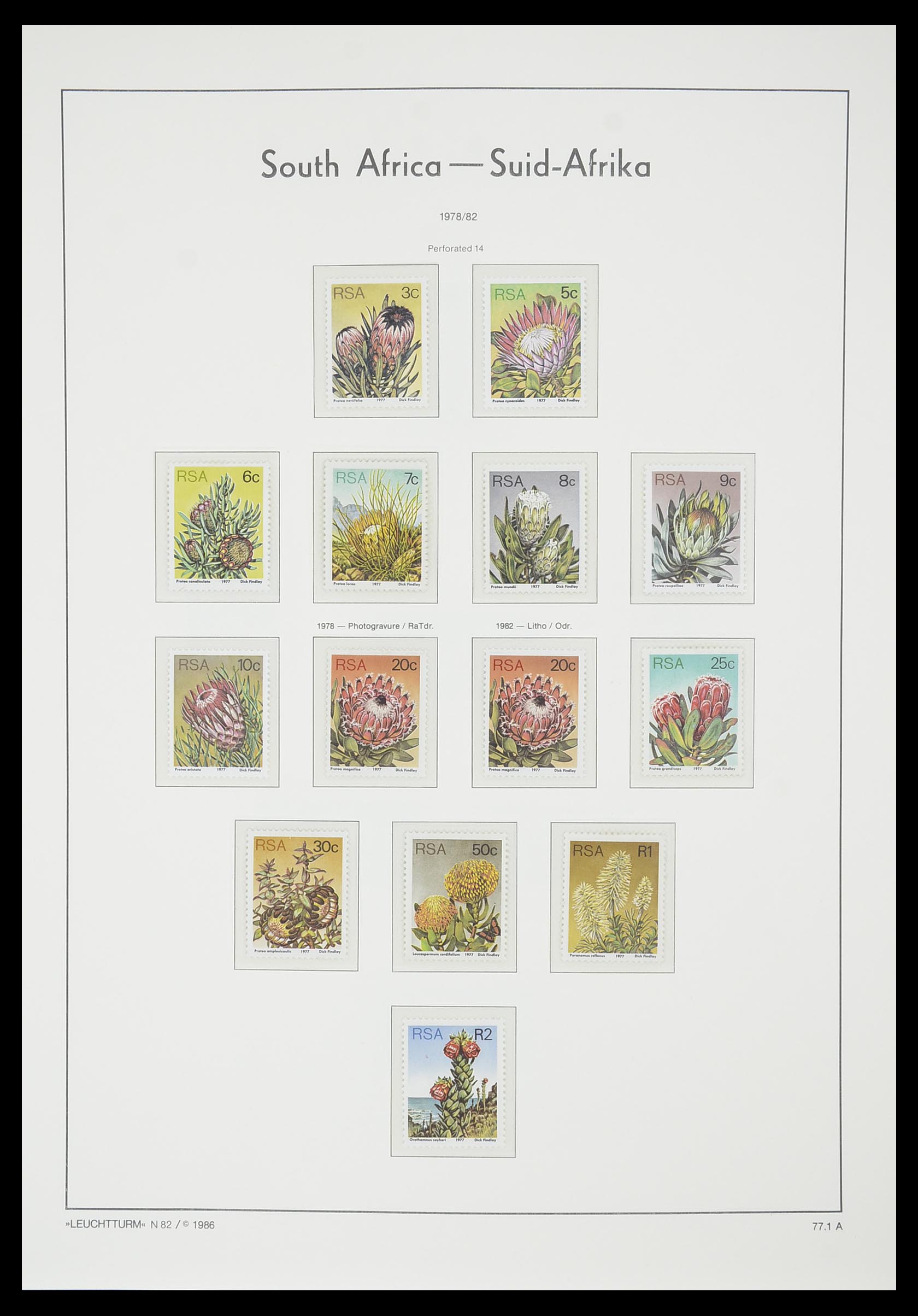 33432 054 - Postzegelverzameling 33432 Zuid Afrika 1910-2001.