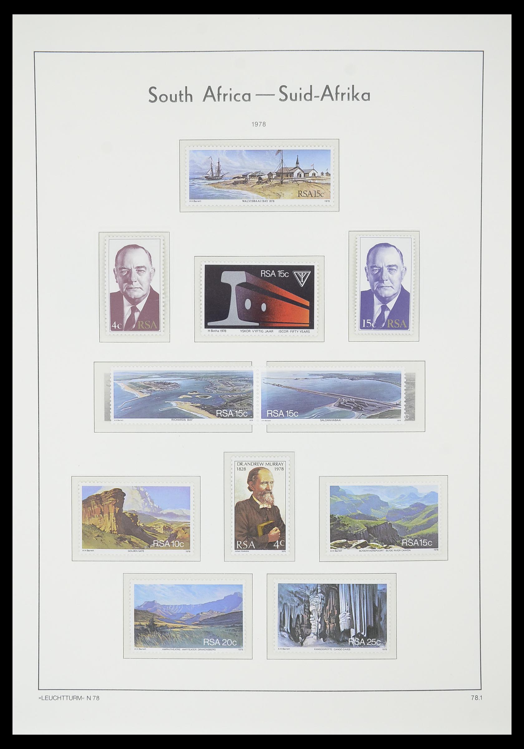 33432 056 - Postzegelverzameling 33432 Zuid Afrika 1910-2001.