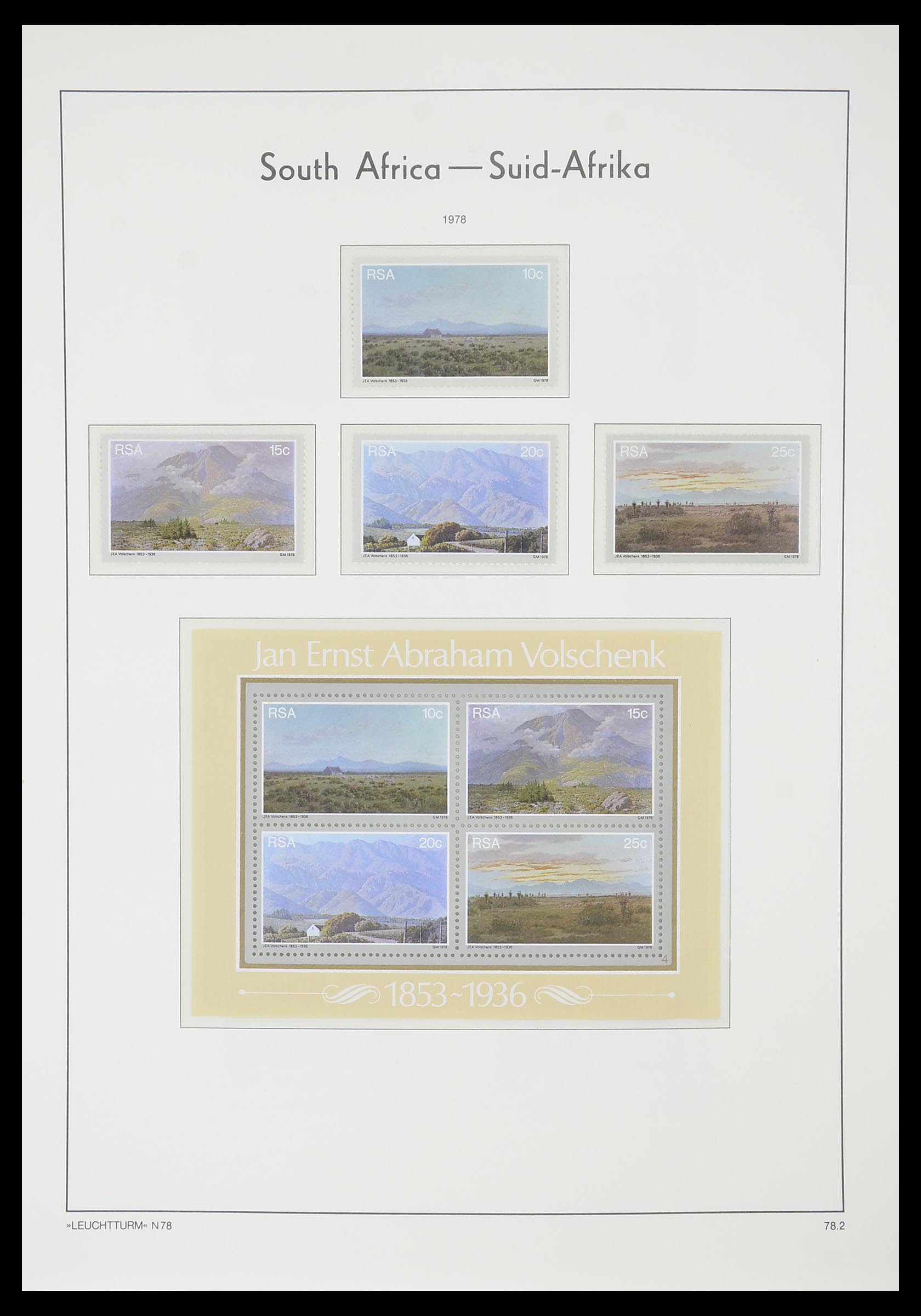 33432 057 - Postzegelverzameling 33432 Zuid Afrika 1910-2001.