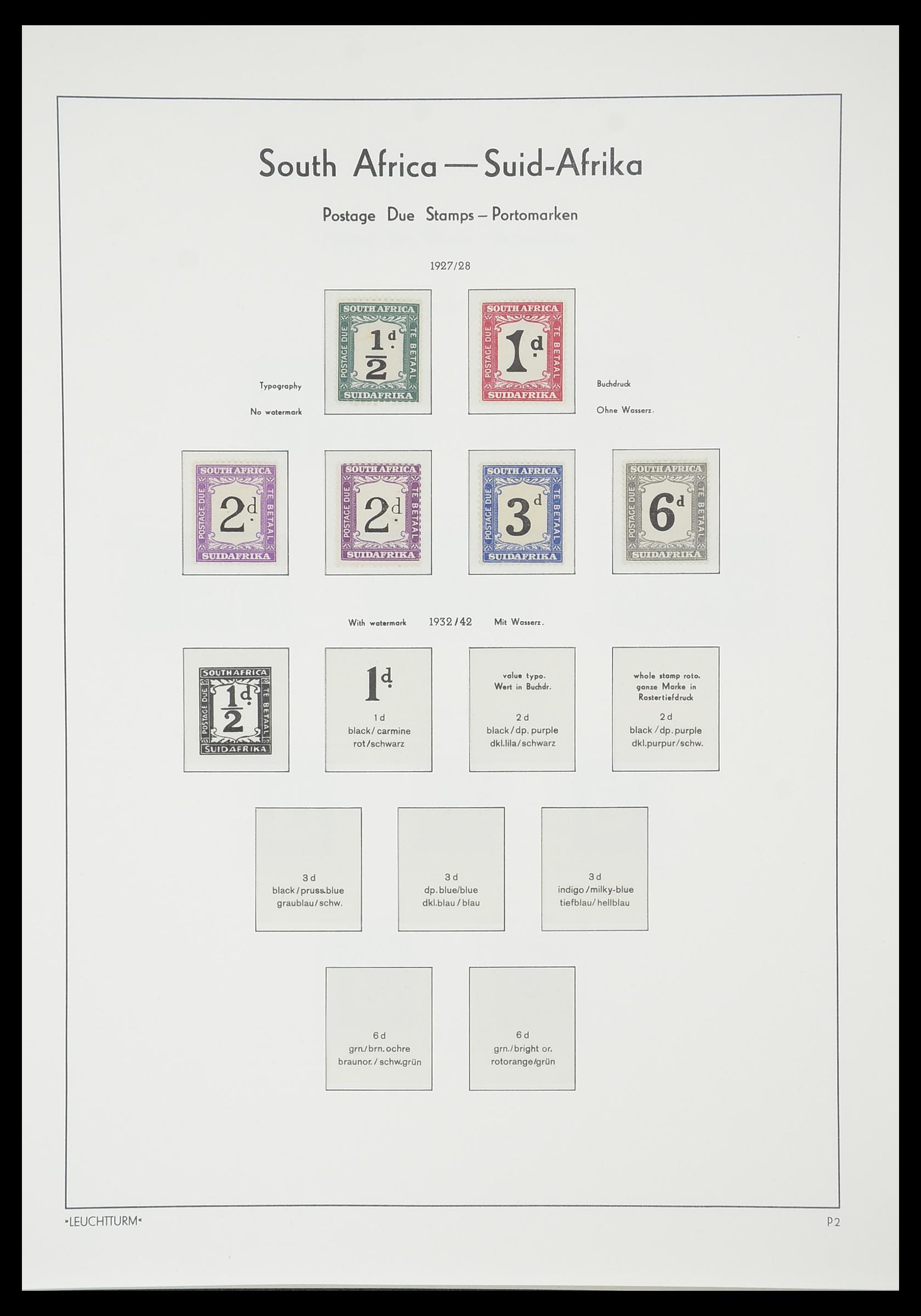 33432 073 - Stamp collection 33432 South Africa 1910-2001.