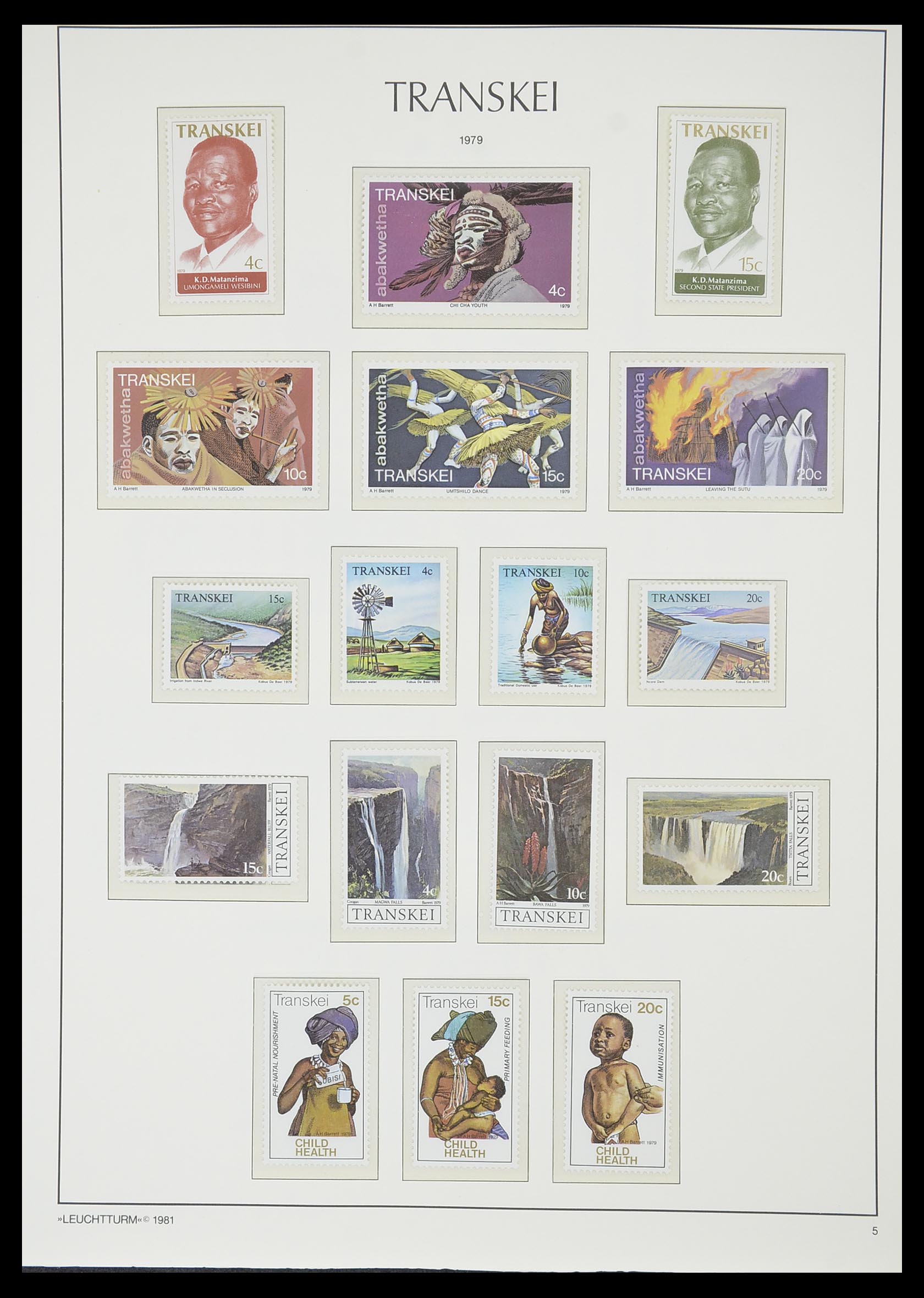 33432 202 - Stamp collection 33432 South Africa 1910-2001.