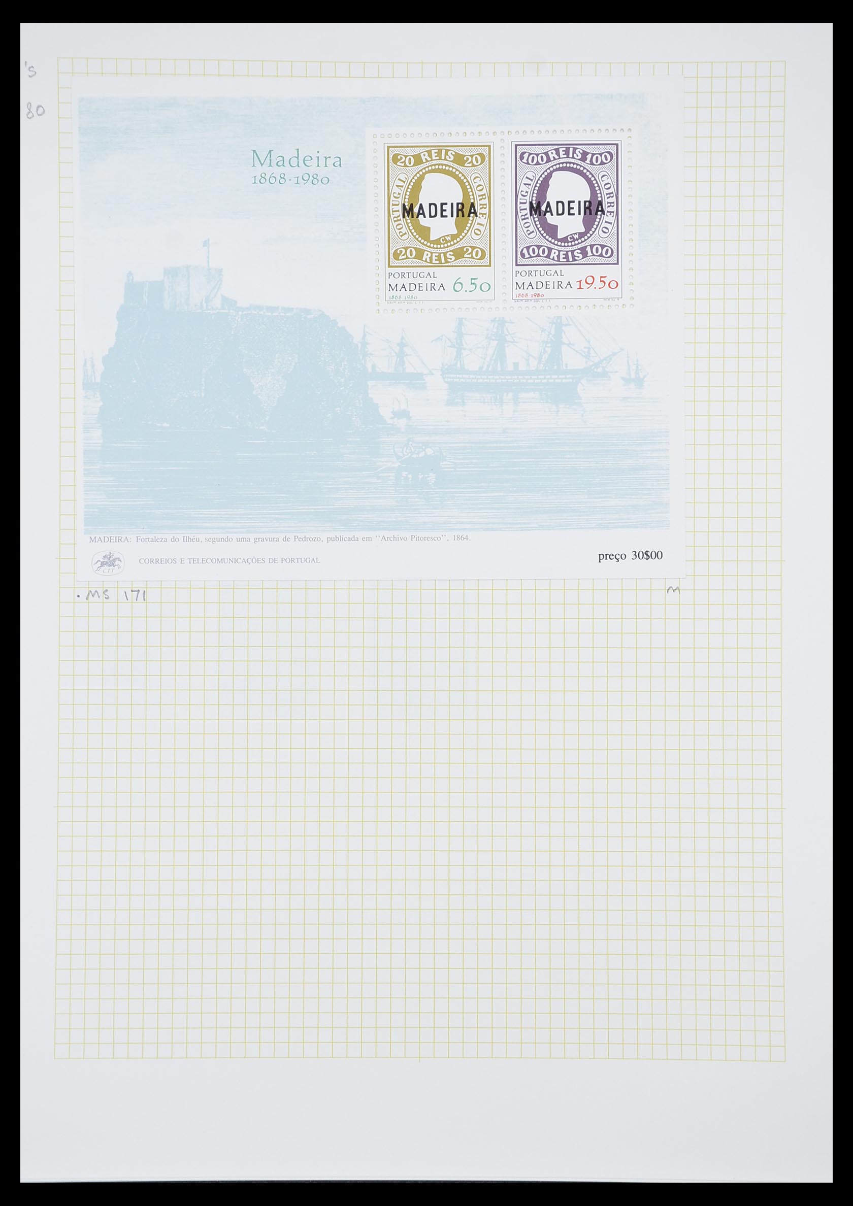 33436 008 - Postzegelverzameling 33436 Madeira 1862-2016.