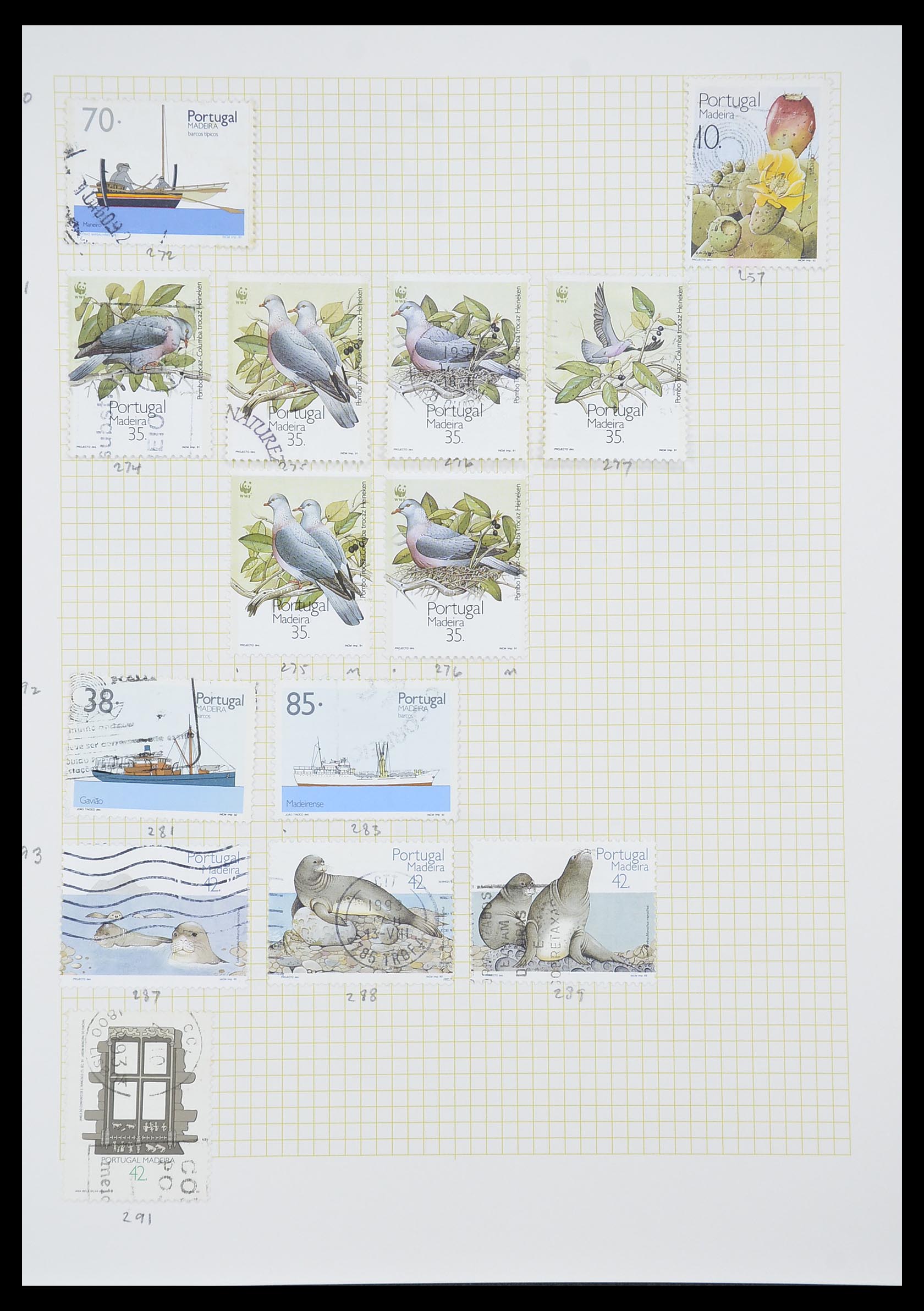 33436 013 - Postzegelverzameling 33436 Madeira 1862-2016.