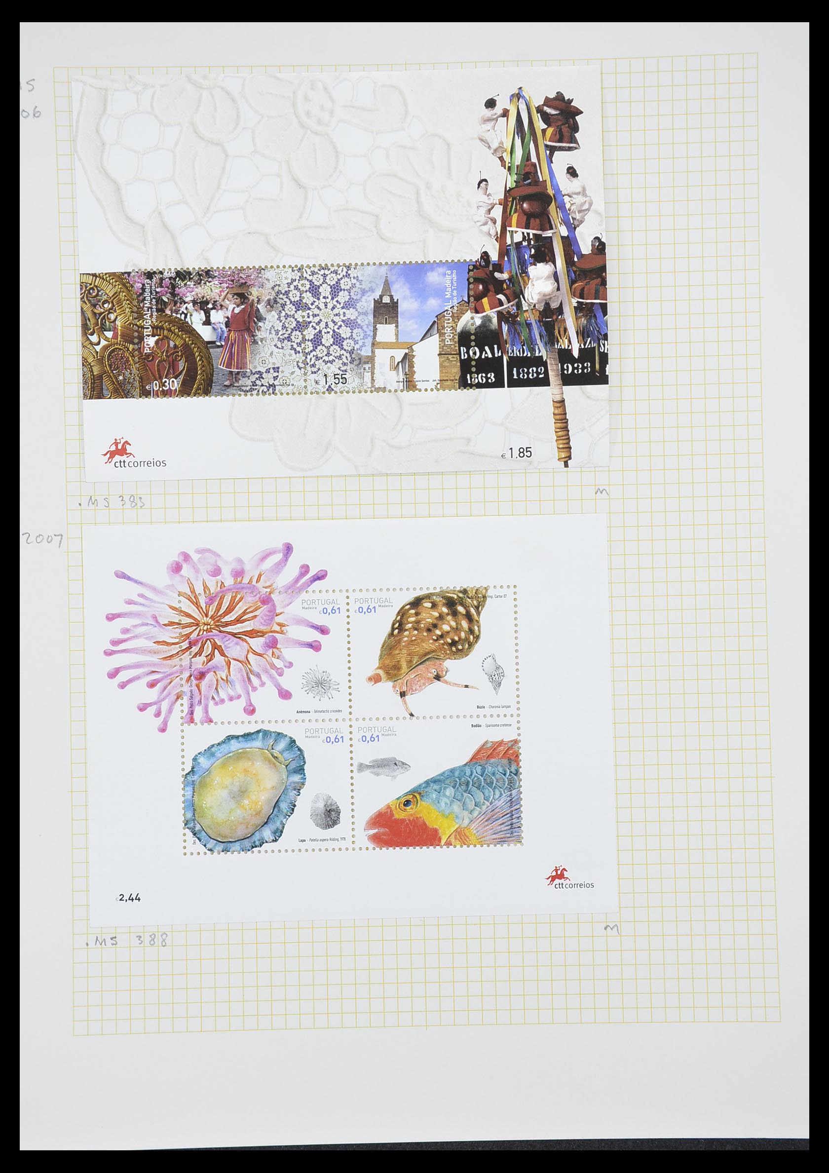 33436 018 - Postzegelverzameling 33436 Madeira 1862-2016.
