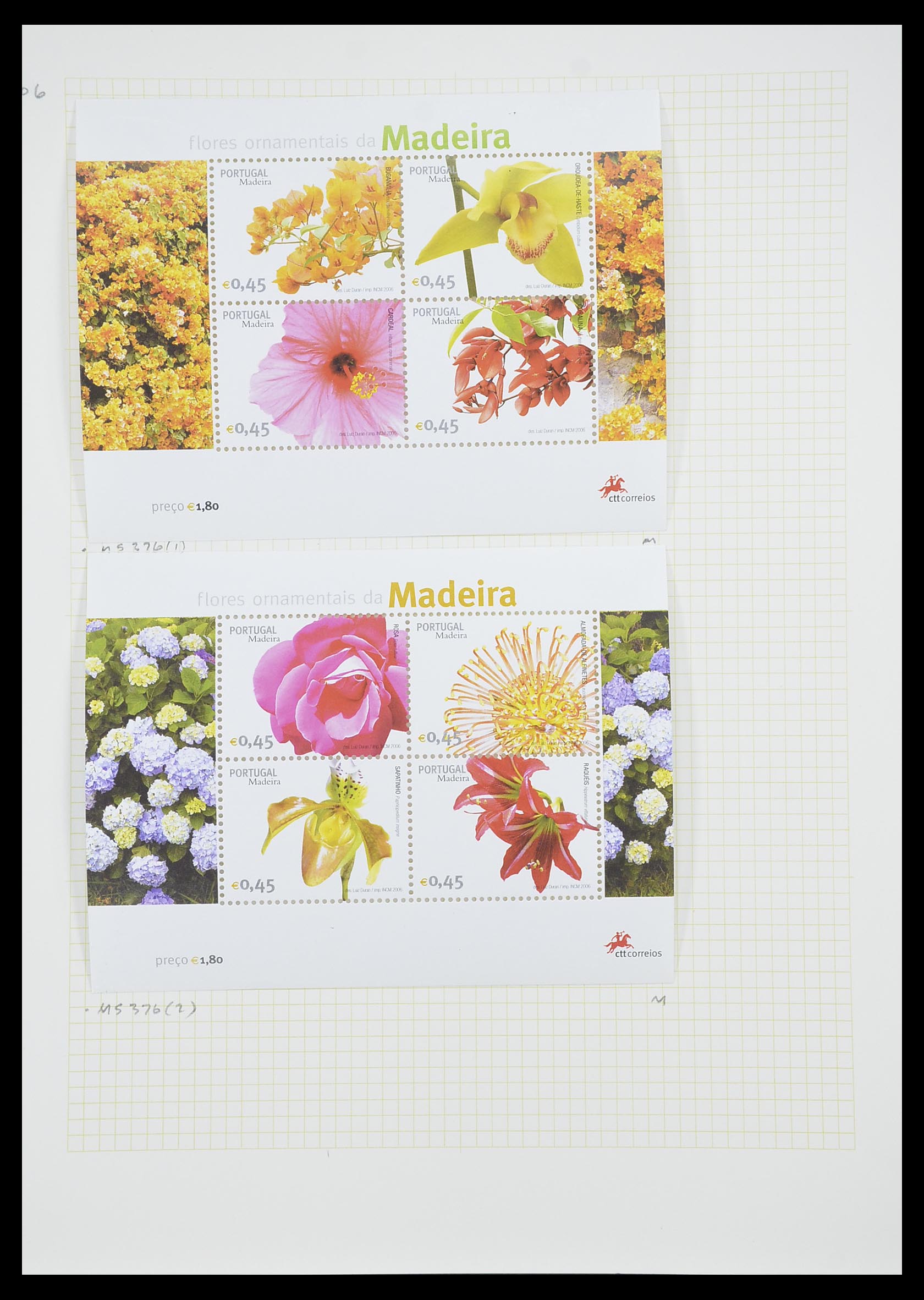 33436 023 - Postzegelverzameling 33436 Madeira 1862-2016.