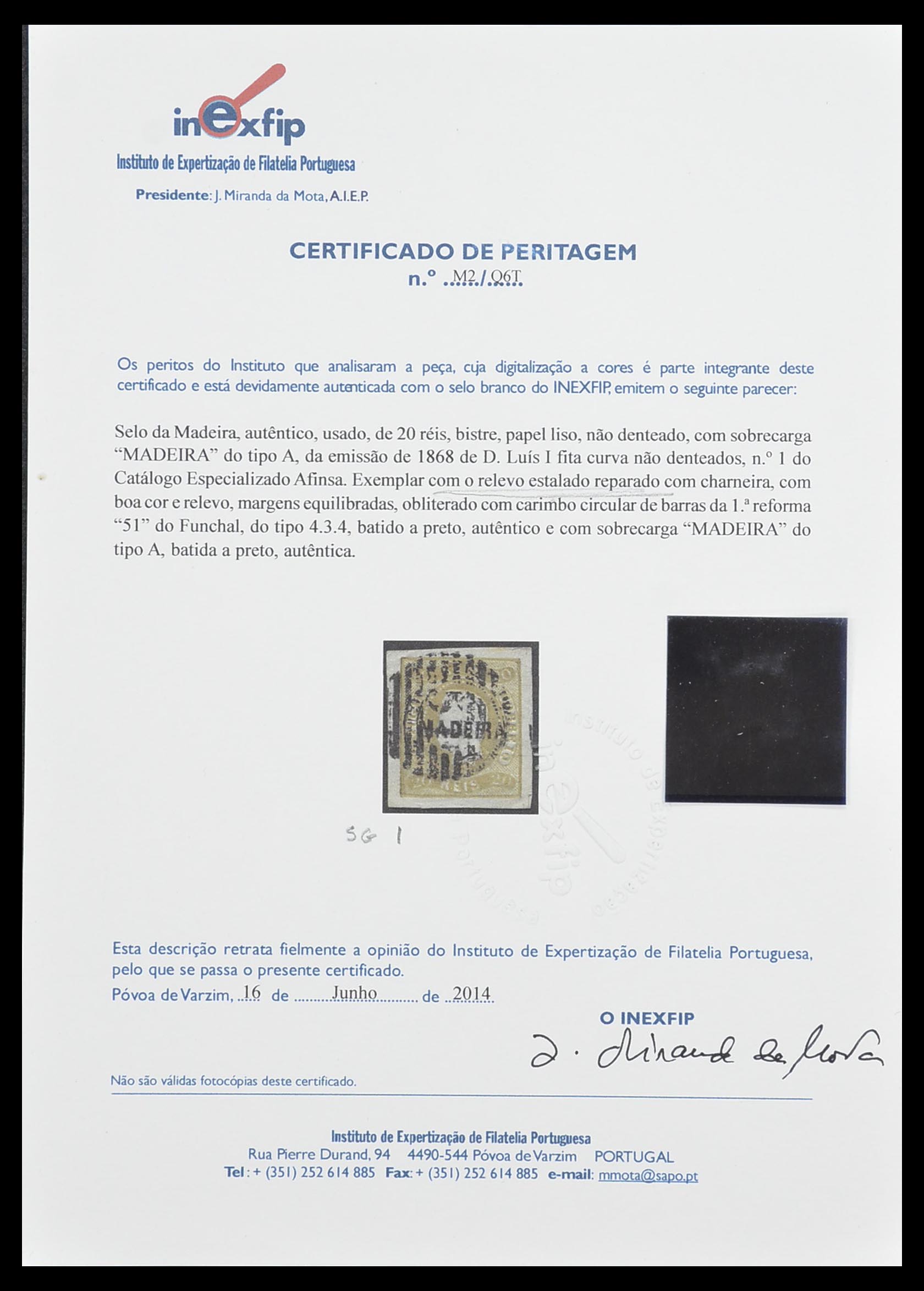33436 032 - Postzegelverzameling 33436 Madeira 1862-2016.