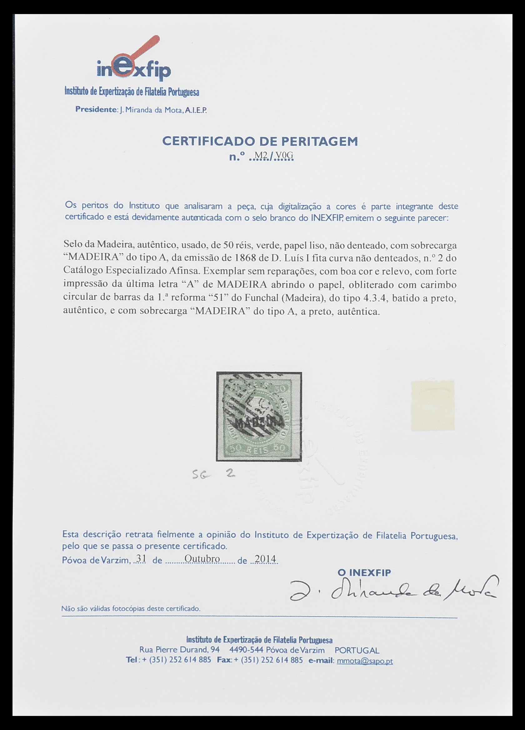 33436 033 - Postzegelverzameling 33436 Madeira 1862-2016.