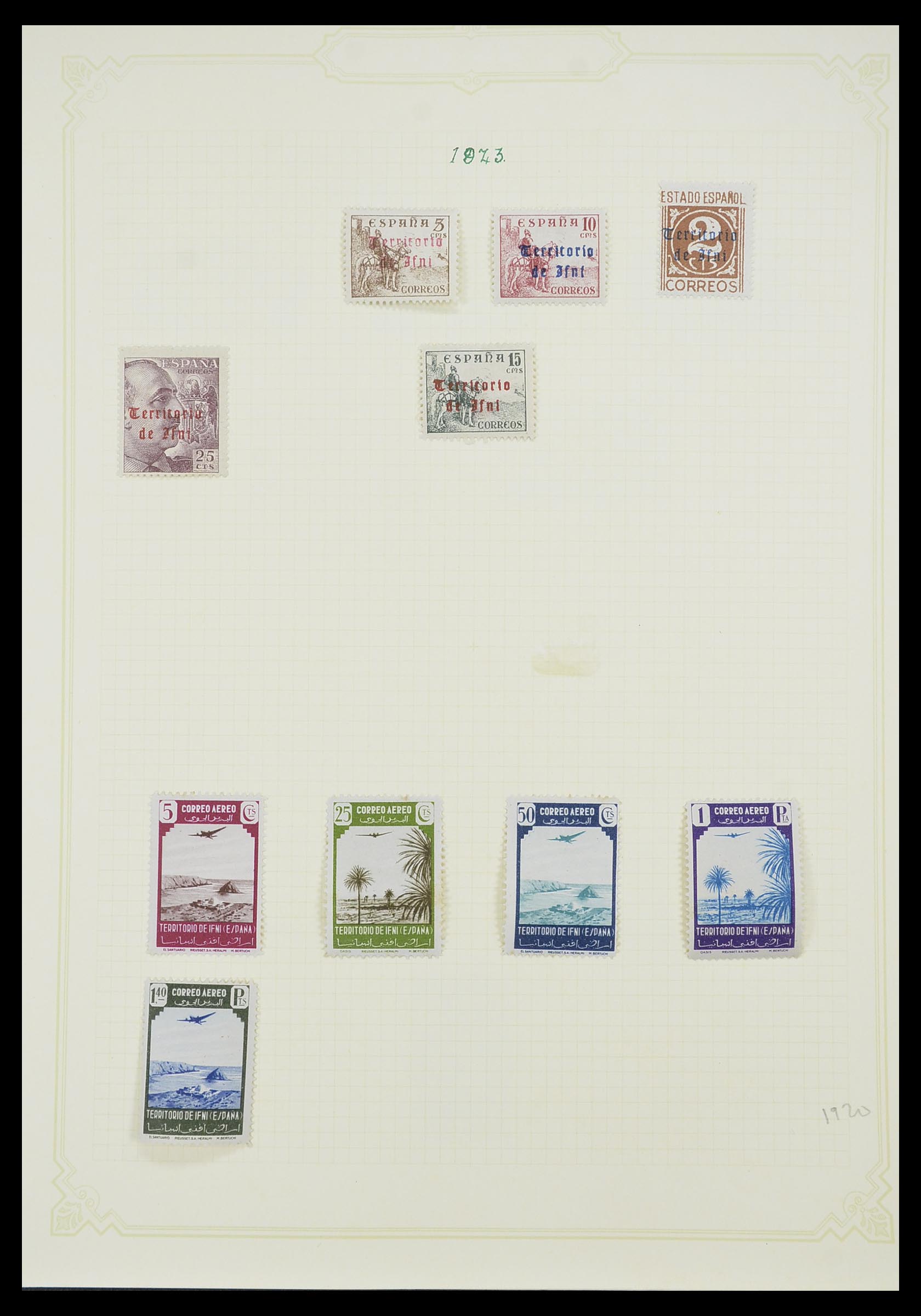 33437 003 - Postzegelverzameling 33437 Spaanse koloniën 1894-1967.