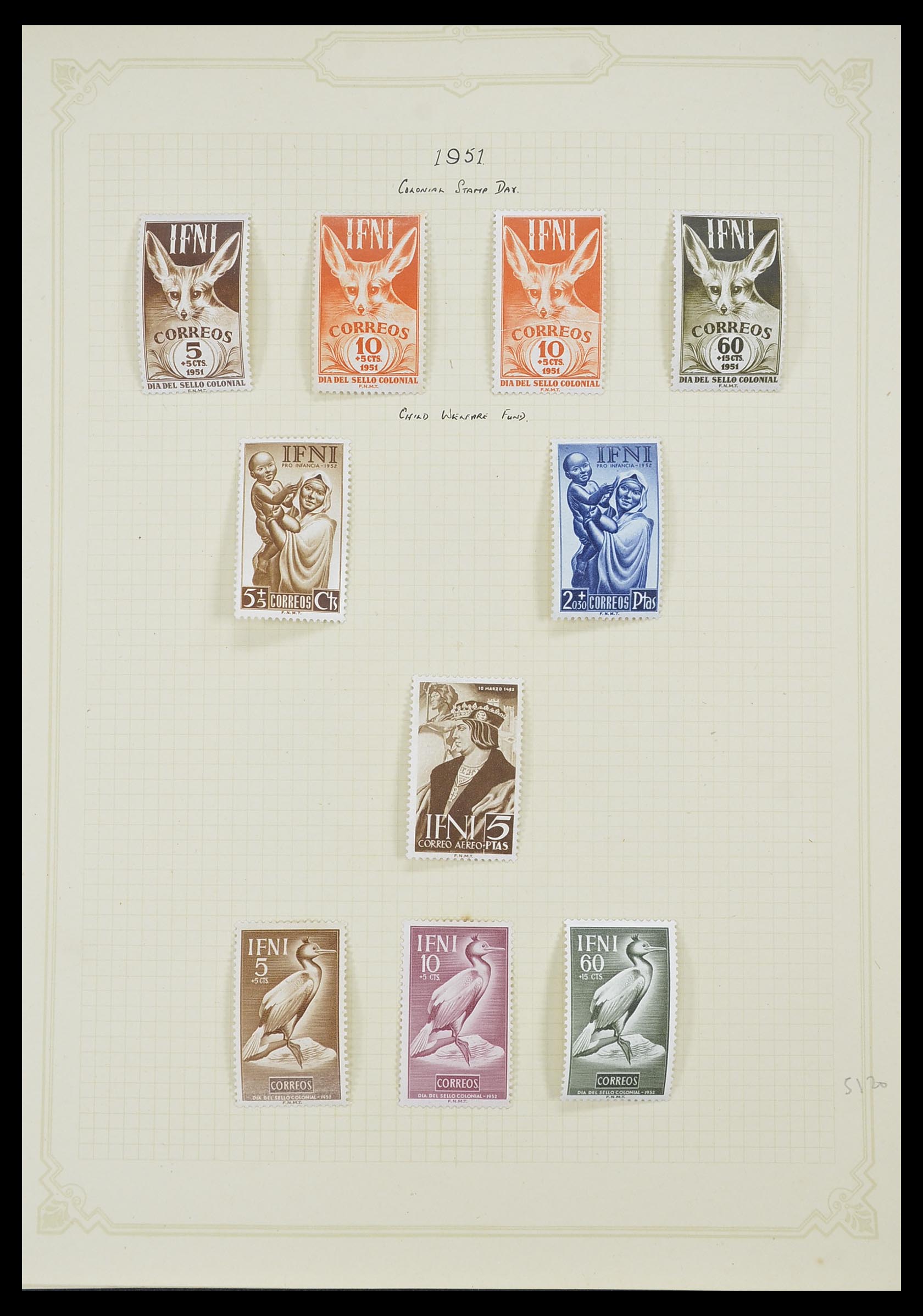 33437 006 - Postzegelverzameling 33437 Spaanse koloniën 1894-1967.