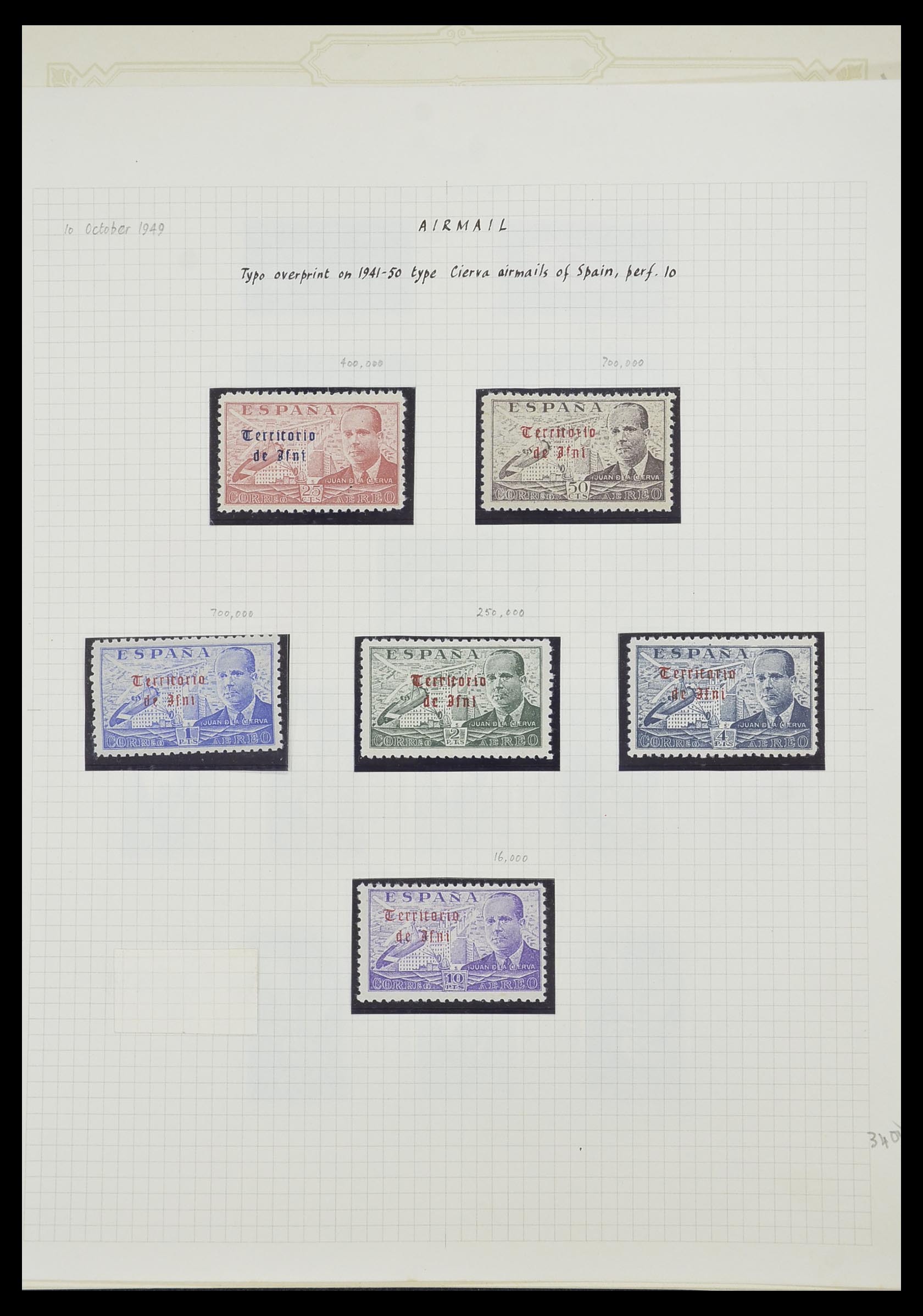 33437 008 - Postzegelverzameling 33437 Spaanse koloniën 1894-1967.