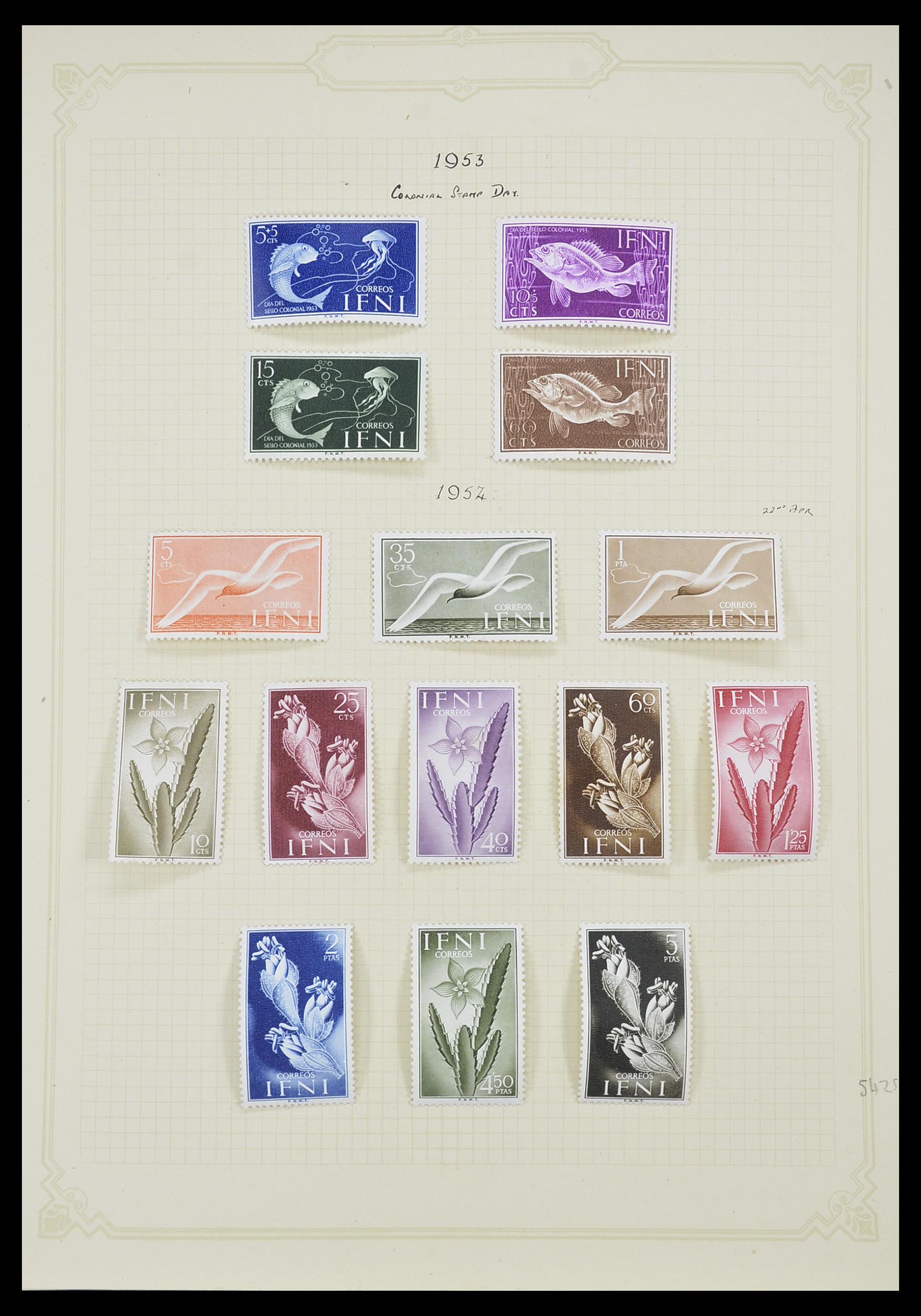 33437 009 - Postzegelverzameling 33437 Spaanse koloniën 1894-1967.