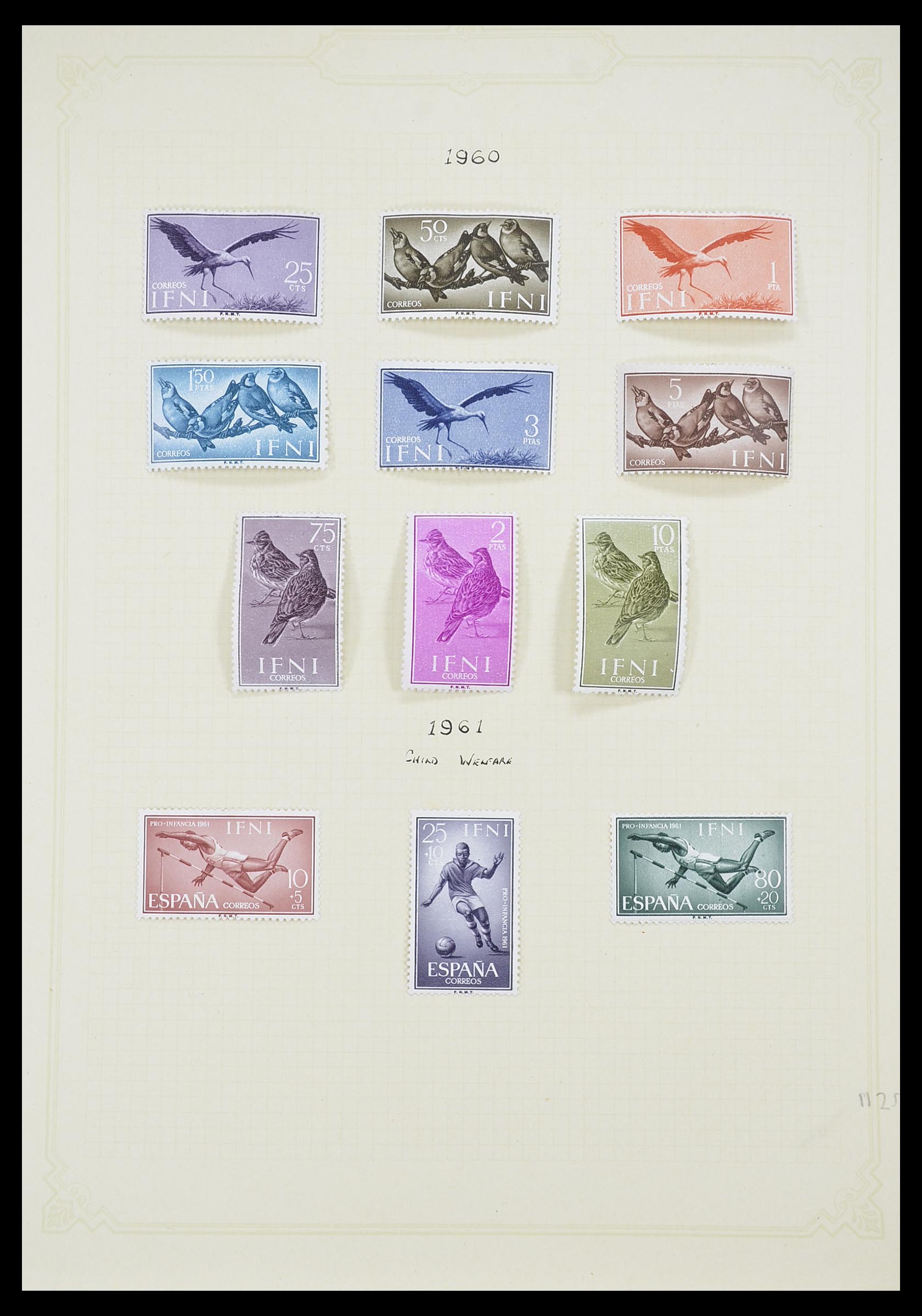 33437 014 - Postzegelverzameling 33437 Spaanse koloniën 1894-1967.