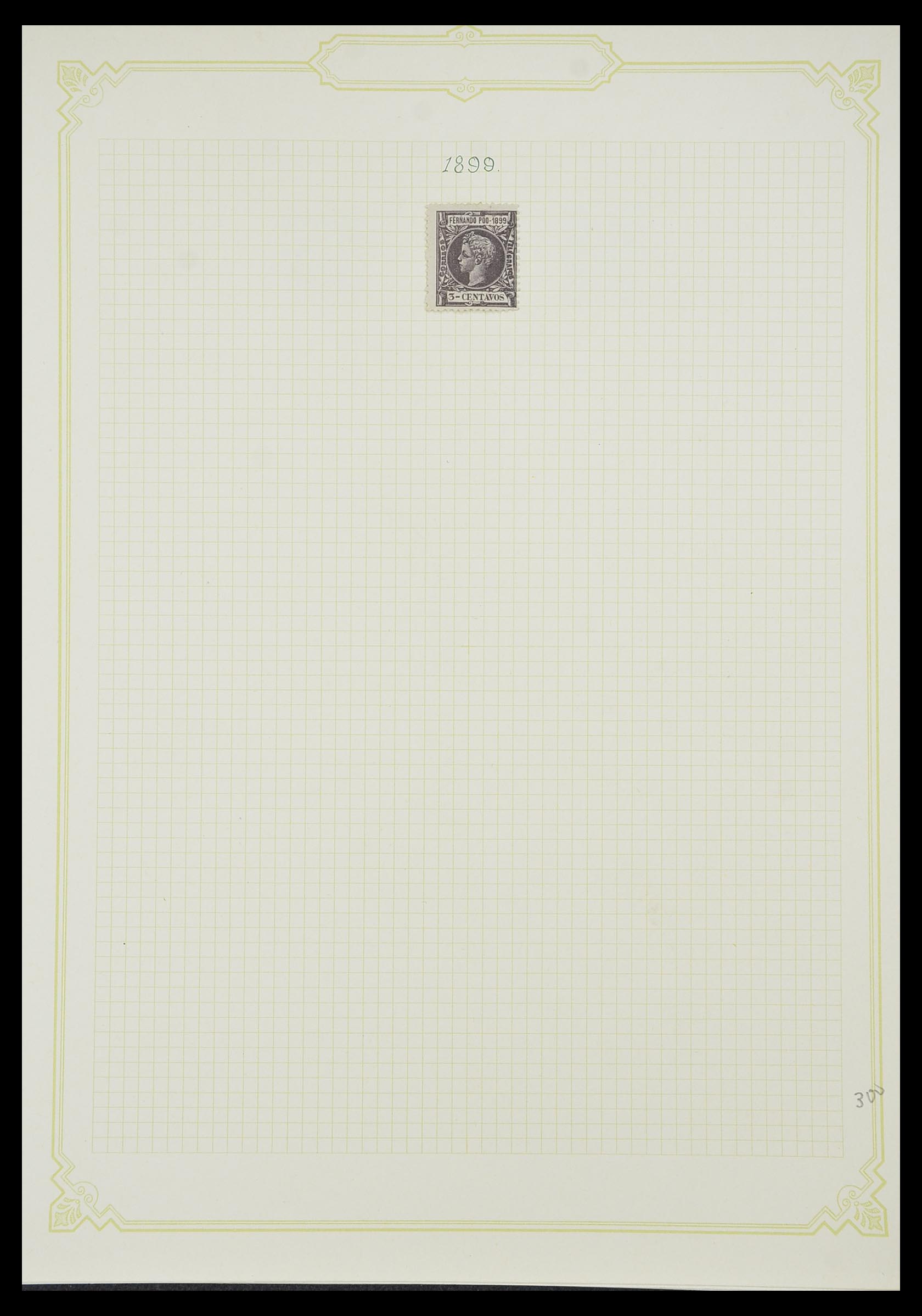 33437 024 - Postzegelverzameling 33437 Spaanse koloniën 1894-1967.