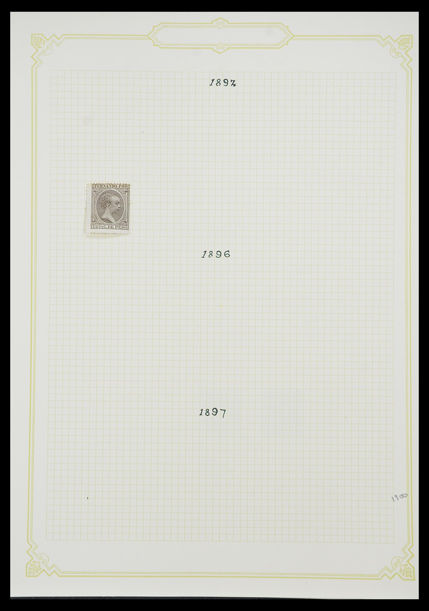 33437 030 - Postzegelverzameling 33437 Spaanse koloniën 1894-1967.