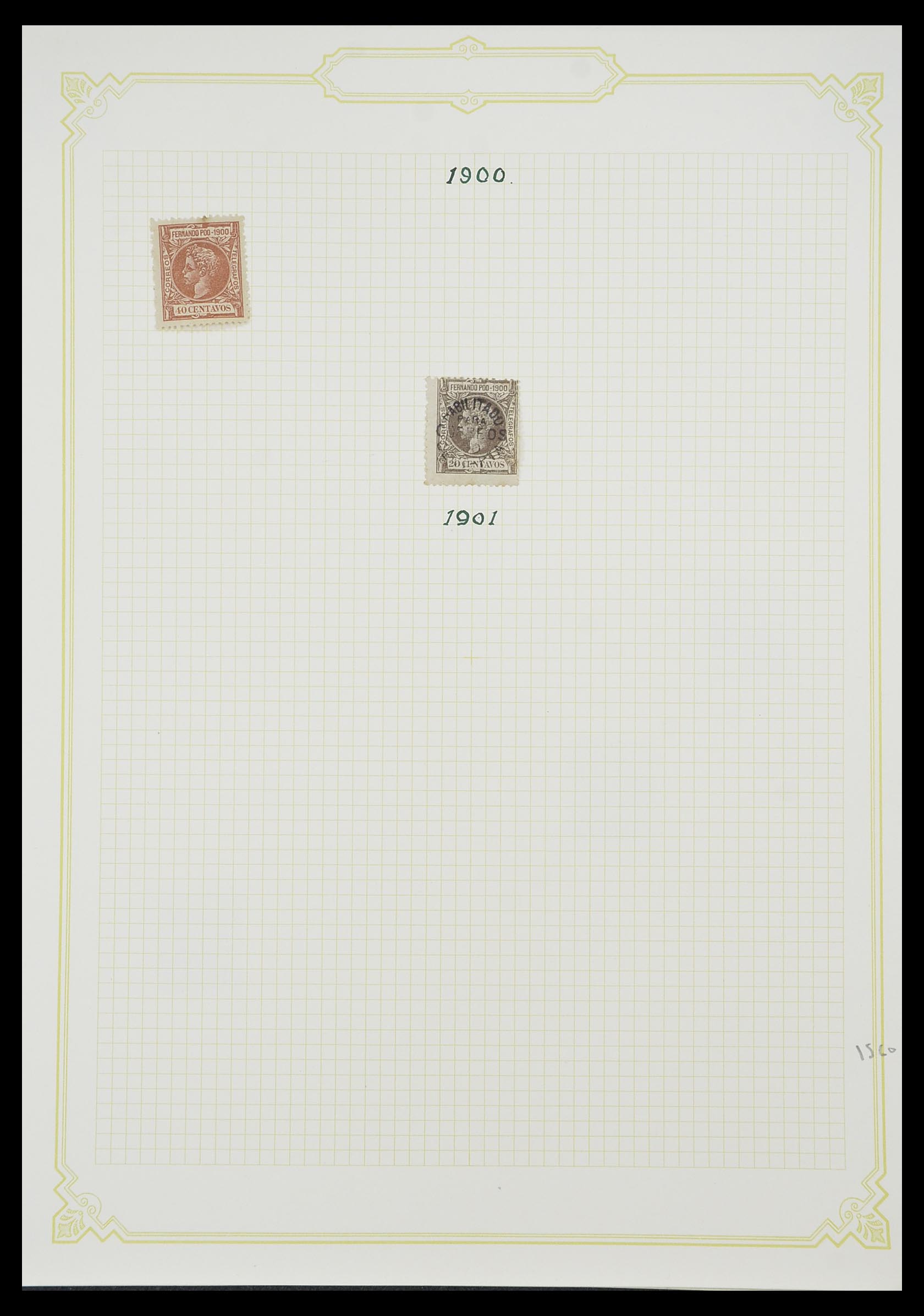 33437 033 - Postzegelverzameling 33437 Spaanse koloniën 1894-1967.
