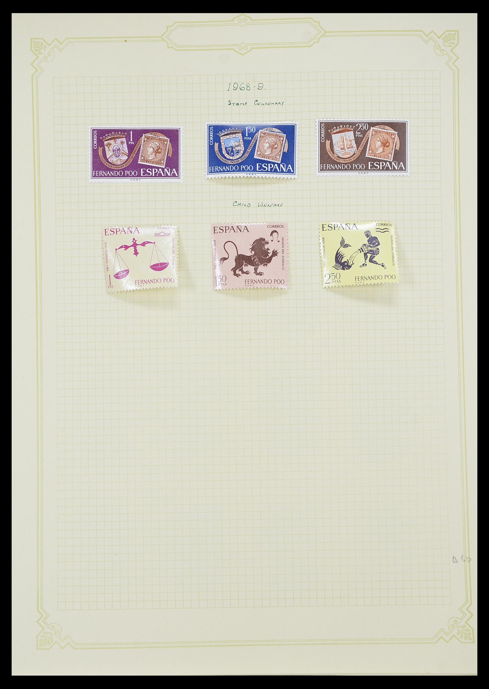 33437 045 - Postzegelverzameling 33437 Spaanse koloniën 1894-1967.