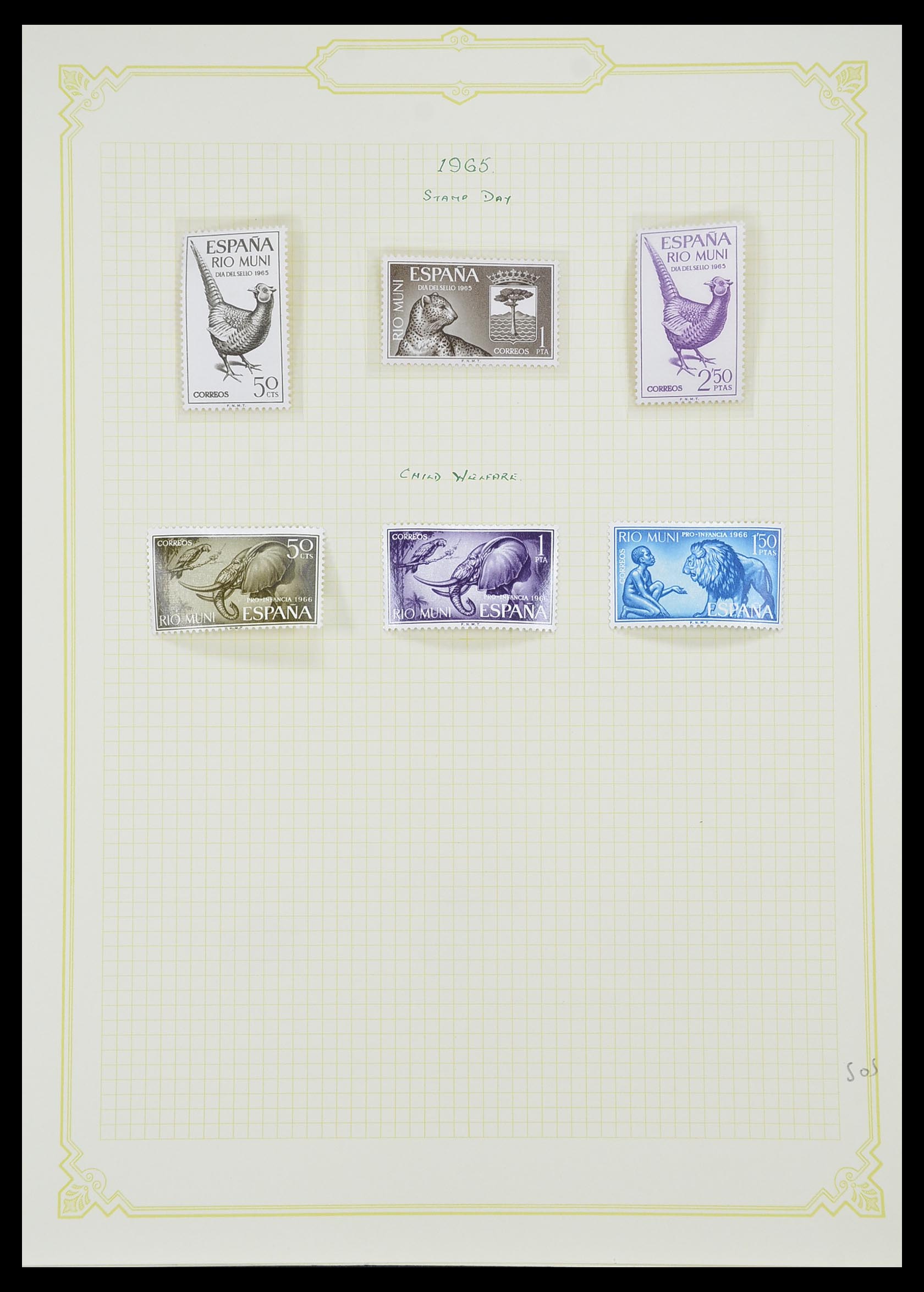 33437 051 - Postzegelverzameling 33437 Spaanse koloniën 1894-1967.